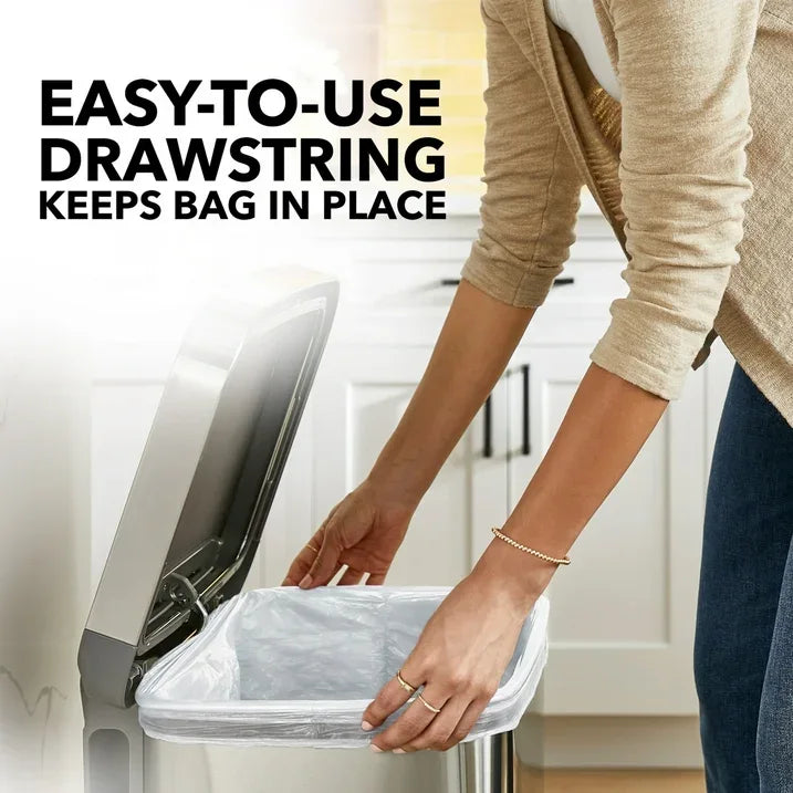 Wholesale Price with free shipping across the USA for Glad ForceFlex Tall Kitchen Drawstring Trash Bags, 13 Gallon, Gain Lavender with Febreze Freshness, 120 Count - Manji Distributors