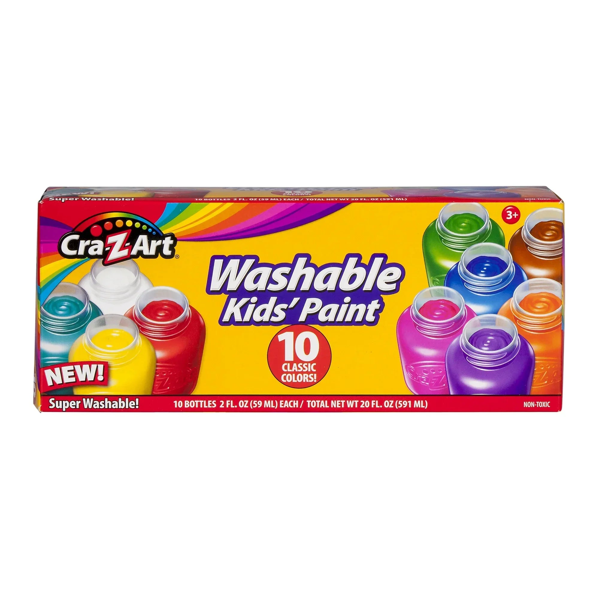 Wholesale Price with free shipping across the USA for (2 pack) Cra-Z-Art Poster Paint Pots - 10 Count, 2oz - Manji Distributors