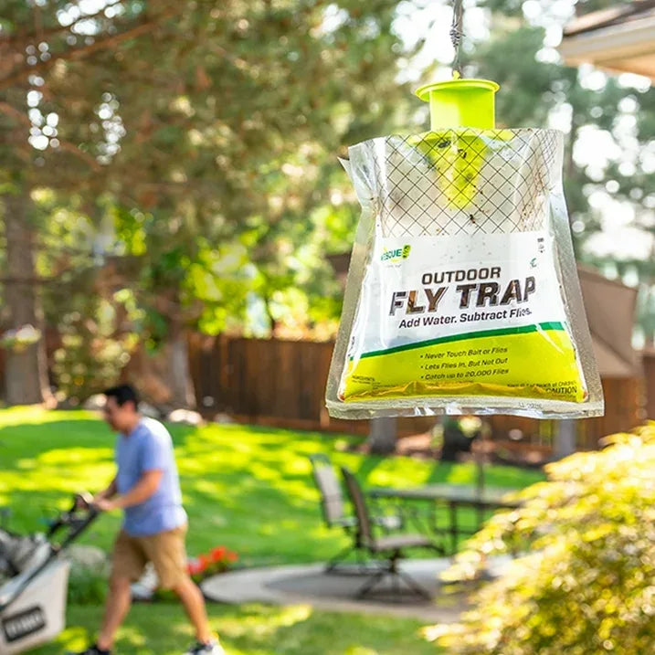 Wholesale Price with free shipping across the USA for RESCUE! Outdoor Disposable Hanging Fly Trap, 1 Resin Trap - Manji Distributors