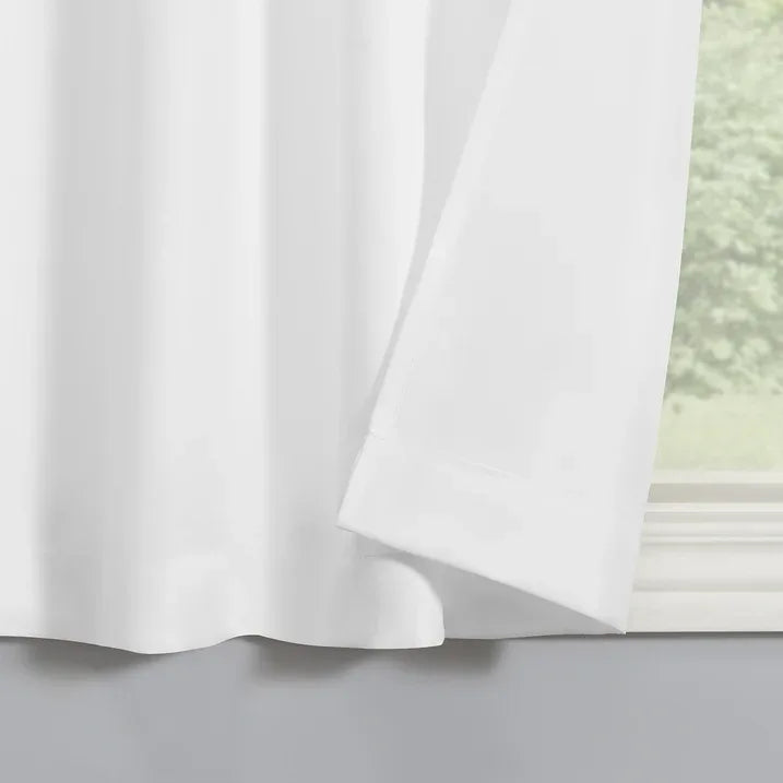 Wholesale Price with free shipping across the USA for Mainstays 3-Piece Semi Sheer Rod Pocket Kitchen Window Tier Pair and Valance, 2 Café Curtains and 1 Curtain Valance, White, 54