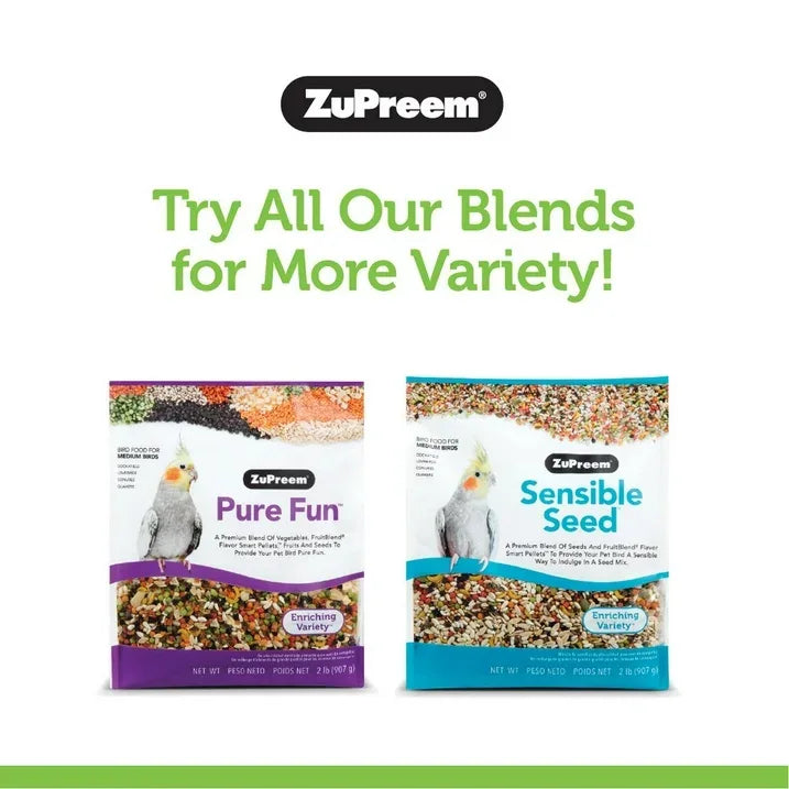Wholesale Price with free shipping across the USA for ZuPreem® VeggieBlend® Flavor with Natural Flavor for Medium Birds - Manji Distributors