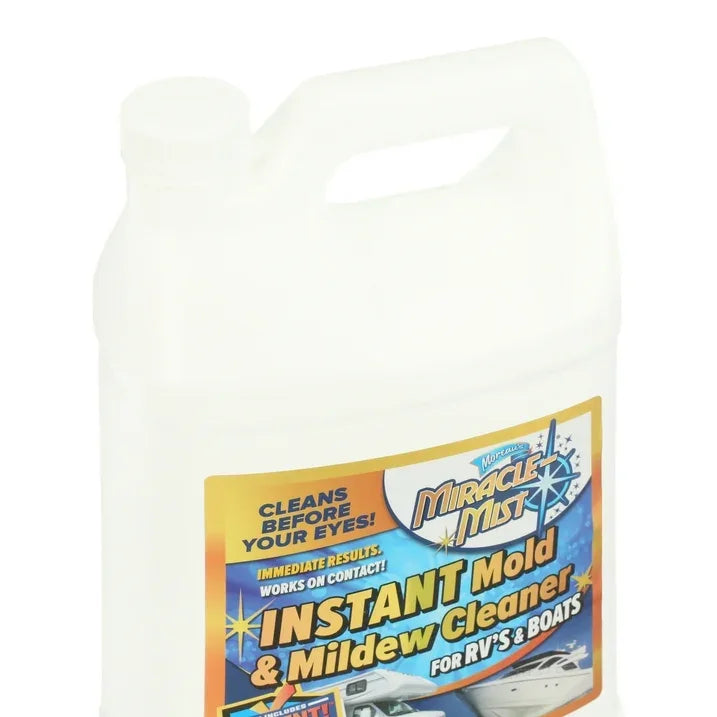 Wholesale Price with free shipping across the USA for MiracleMist Instant - Mold and Mildew Spray Remover for RV and Boat's Exterior and Interior, 1 Gallon - Manji Distributors