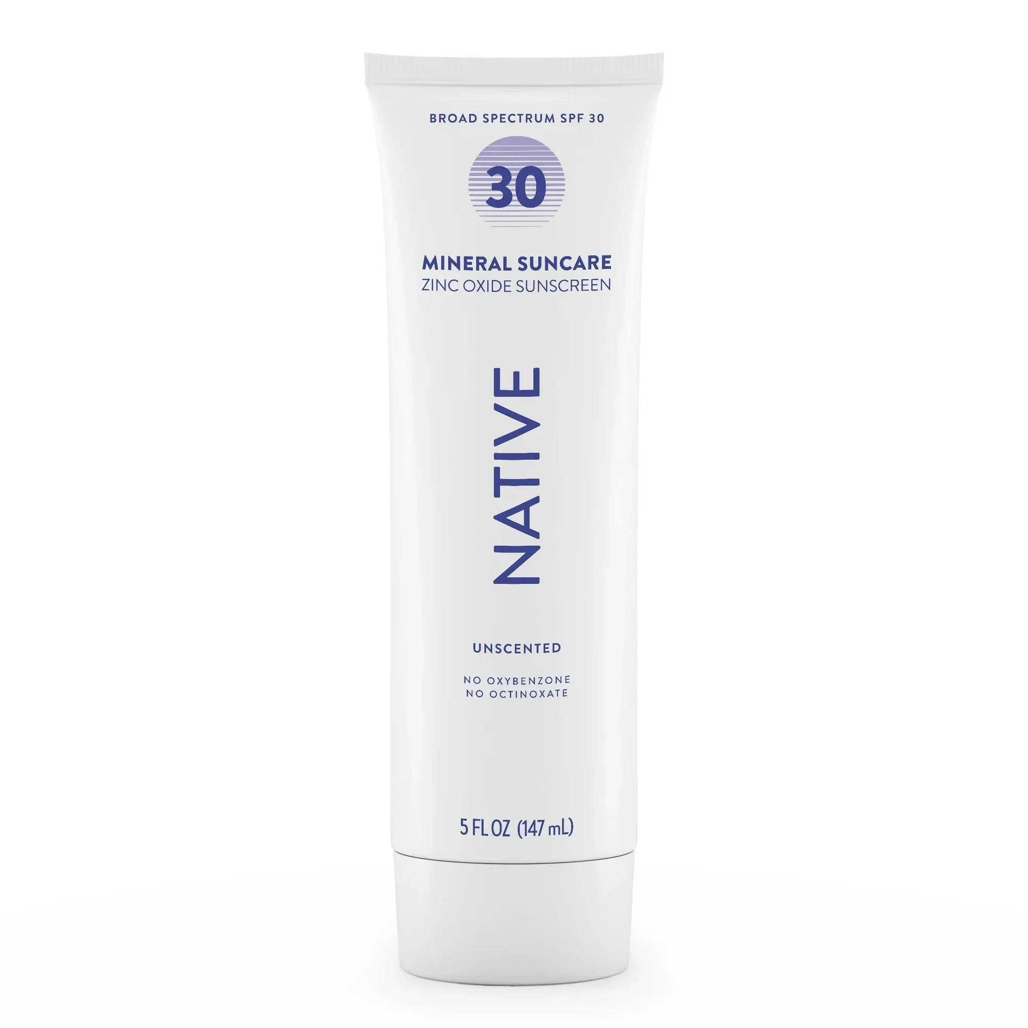 Wholesale Price with free shipping across the USA for Native Unscented Mineral Sunscreen Lotion SPF 30, 5.0 oz - Manji Distributors