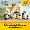 Wholesale Price with free shipping across the USA for LEGO Creator 3 in 1 Wild Animals Panda Family - Building Toy with 3 Building Options, Panda, Penguin, or Orca - Animal Figures for Kids, Girls and Boys, Ages 8+ - Gift for Graduation - 31165 - Manji Distributors