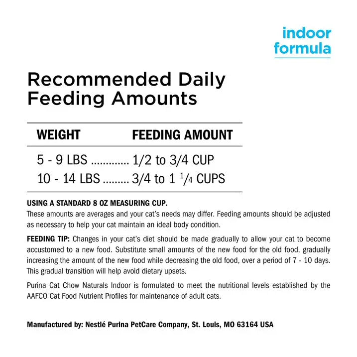 Wholesale Price with free shipping across the USA for Purina Cat Chow Naturals Hairball & Weight Control Indoor Dry Cat Food, 13 lb - Manji Distributors