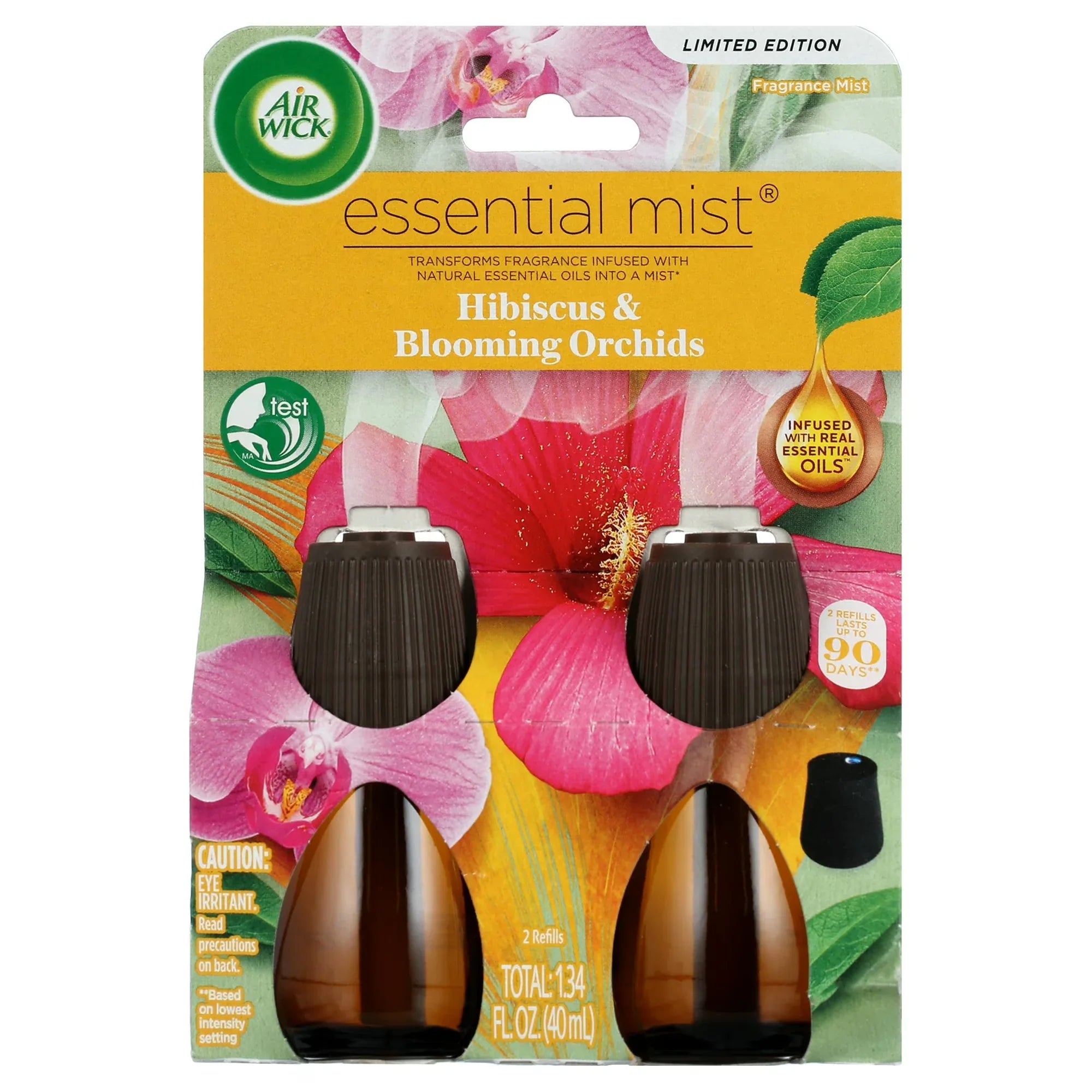 Wholesale Price with free shipping across the USA for Air Wick Essential Mist Scented Oil Air Freshener Diffuser Refills, Hibiscus and Blooming Orchids, 2 Count - Manji Distributors