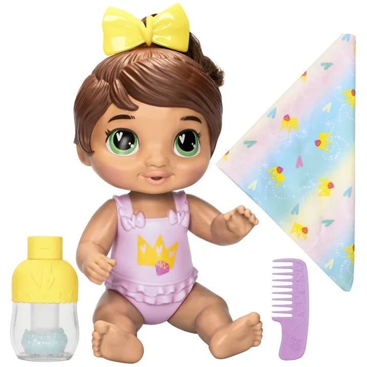 Wholesale Price with free shipping across the USA for Baby Alive Shampoo Snuggle Sophia Sparkle Brown Hair Water Baby Doll - Manji Distributors