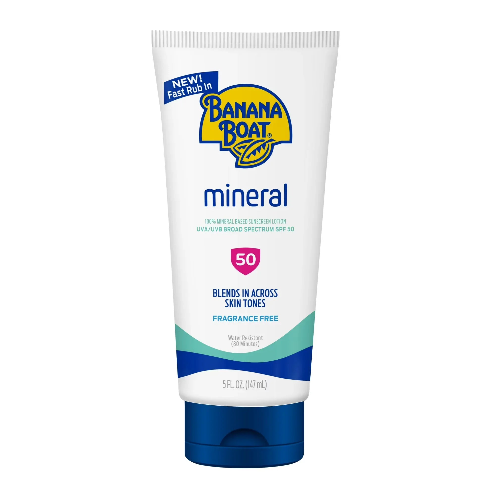 Wholesale Price with free shipping across the USA for Banana Boat Mineral Sunscreen SPF 50, Mineral Sunblock, Adult Sunscreen Lotion, 5 fl oz - Manji Distributors