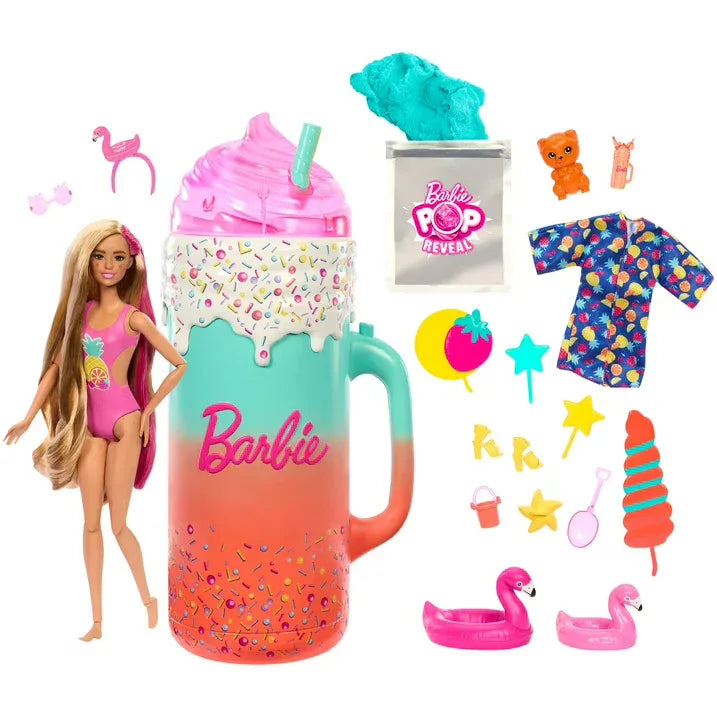 Wholesale Price with free shipping across the USA for Barbie Pop Reveal Rise & Surprise Gift Set with Scented Doll, Squishy Scented Pet & More - Manji Distributors