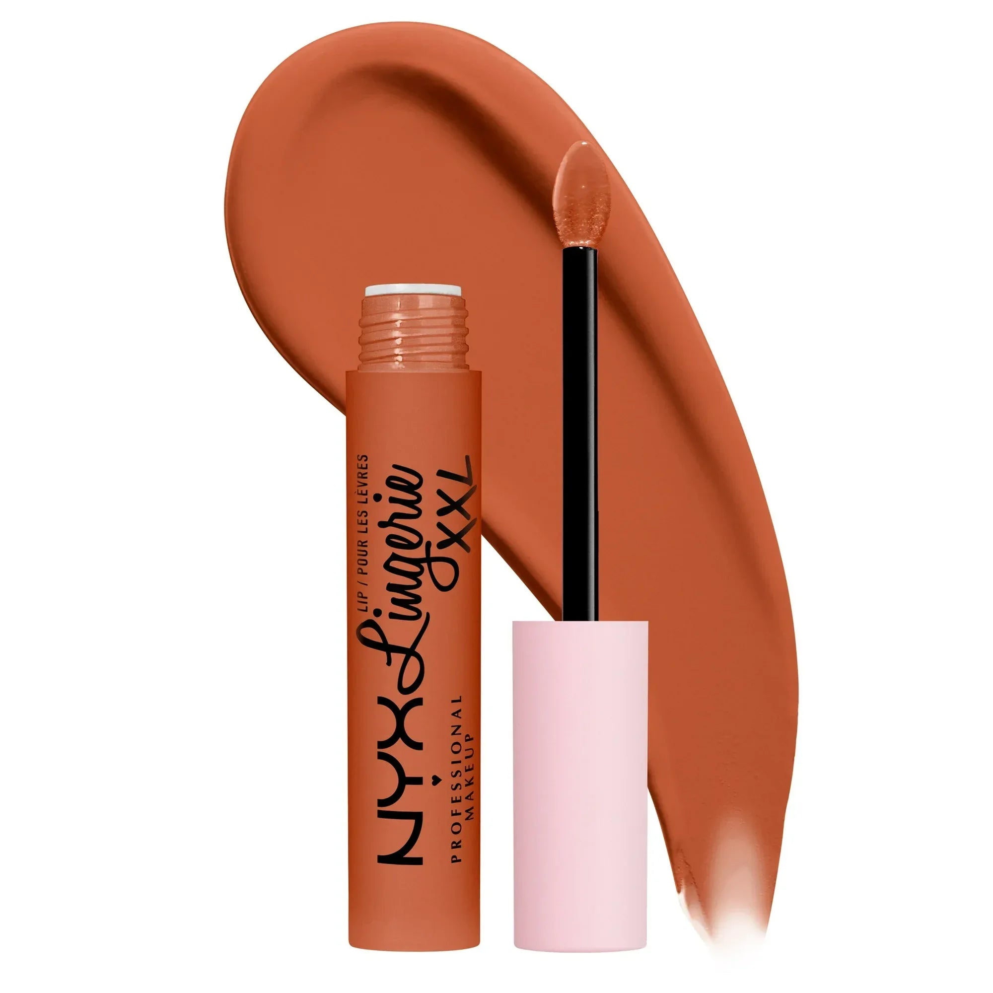 Wholesale Price with free shipping across the USA for NYX Professional Makeup Lip Lingerie XXL Matte Liquid Lipstick, Gettin Caliente - Manji Distributors