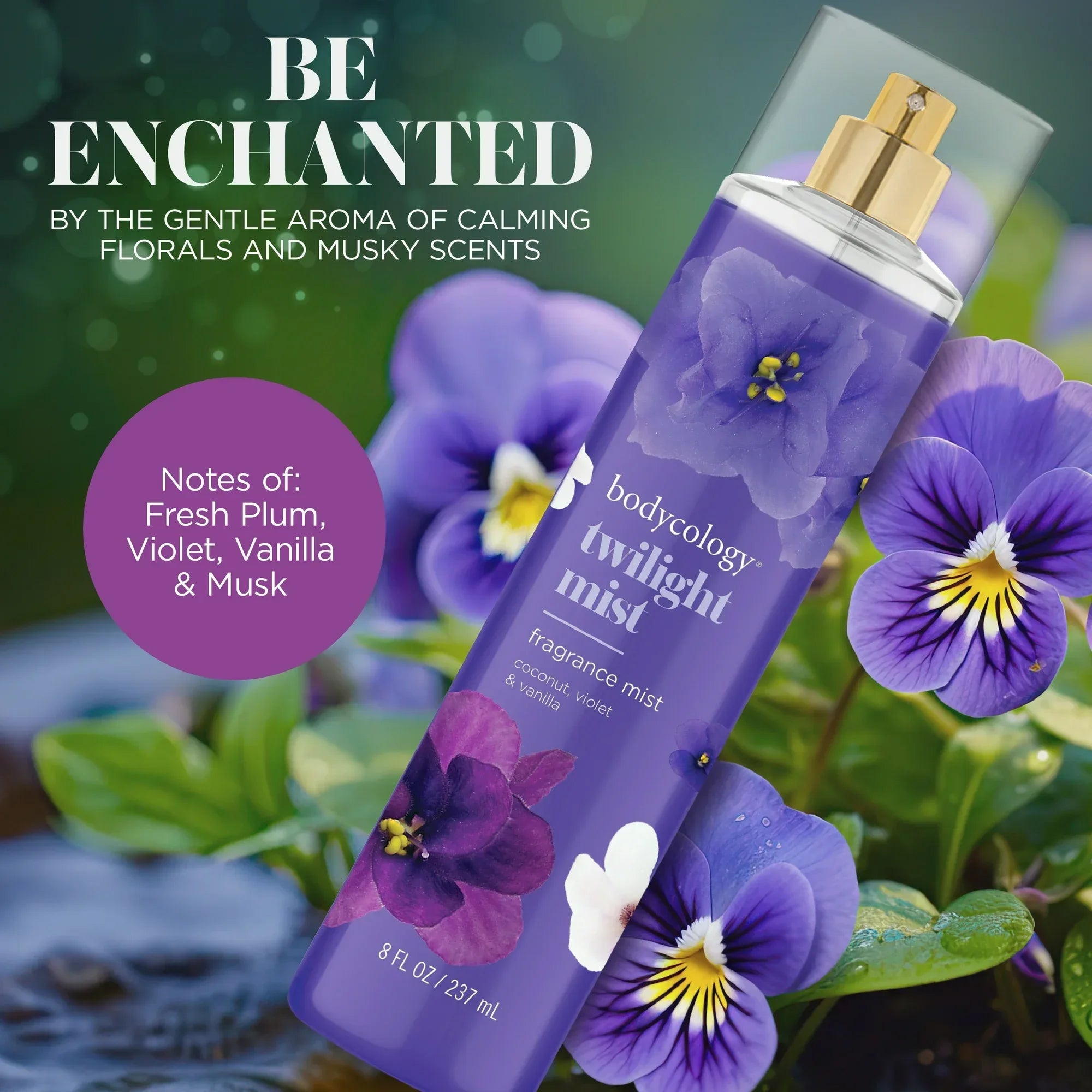 Wholesale Price with free shipping across the USA for Bodycology Fragrance Body Mist, Twilight Mist, 8 fl oz - Manji Distributors