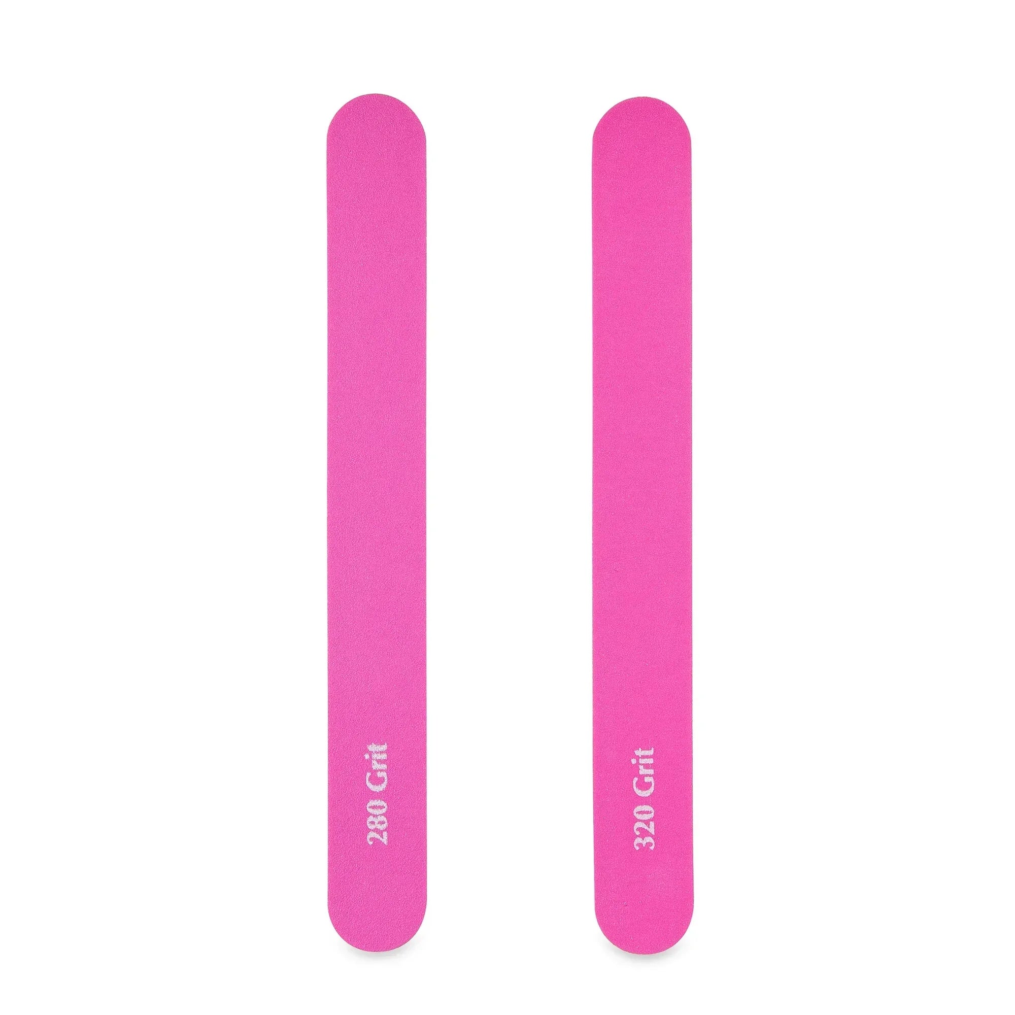 Wholesale Price with free shipping across the USA for (6 pack) Equate 280/320-Grit Salon-Style Files, Pink, 2 Count - Manji Distributors