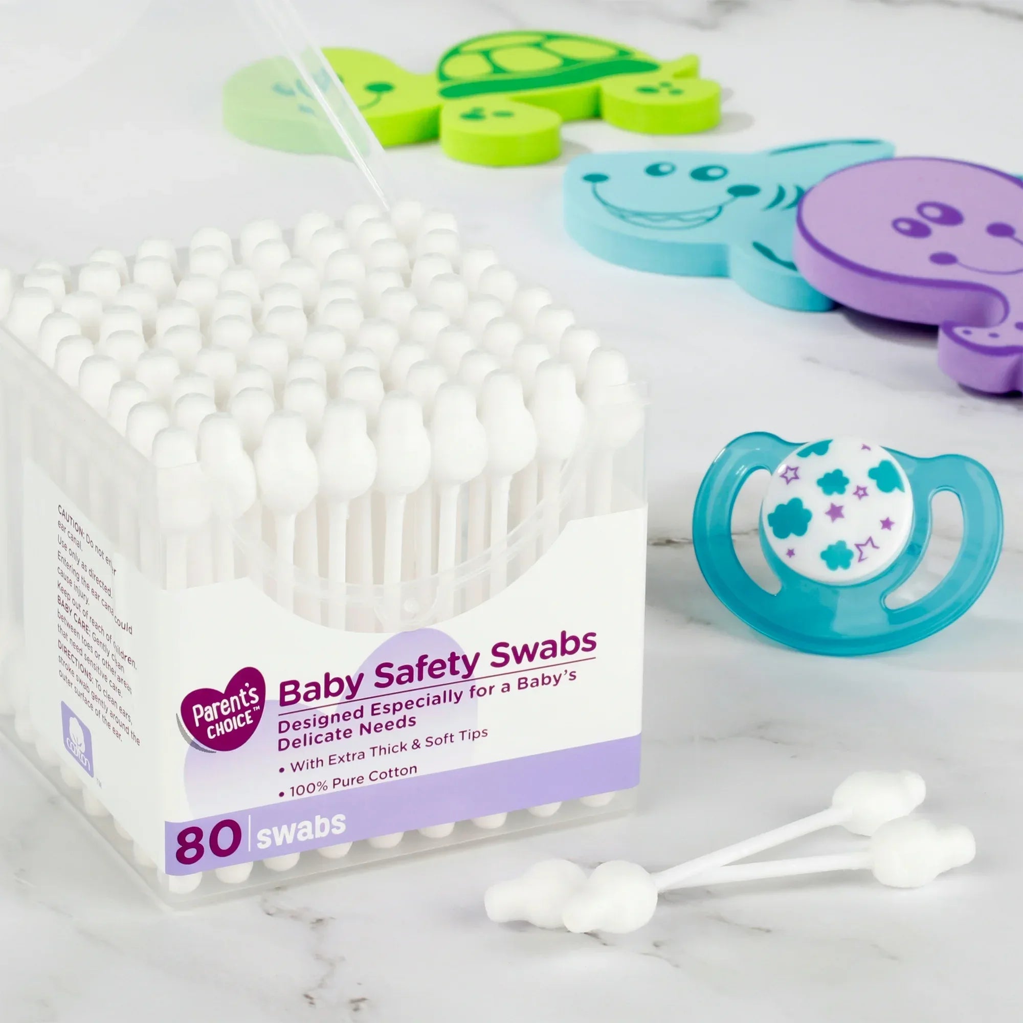 Wholesale Price with free shipping across the USA for (4 pack) Parent's Choice Baby Safety Swabs, 80 Count - Manji Distributors