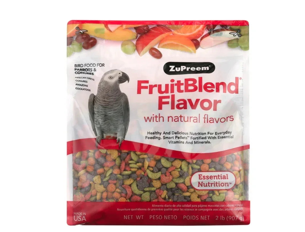 Wholesale Price with free shipping across the USA for ZuPreem® FruitBlend® Flavor with Natural Flavors Bird Food for Med/Large Birds - Manji Distributors