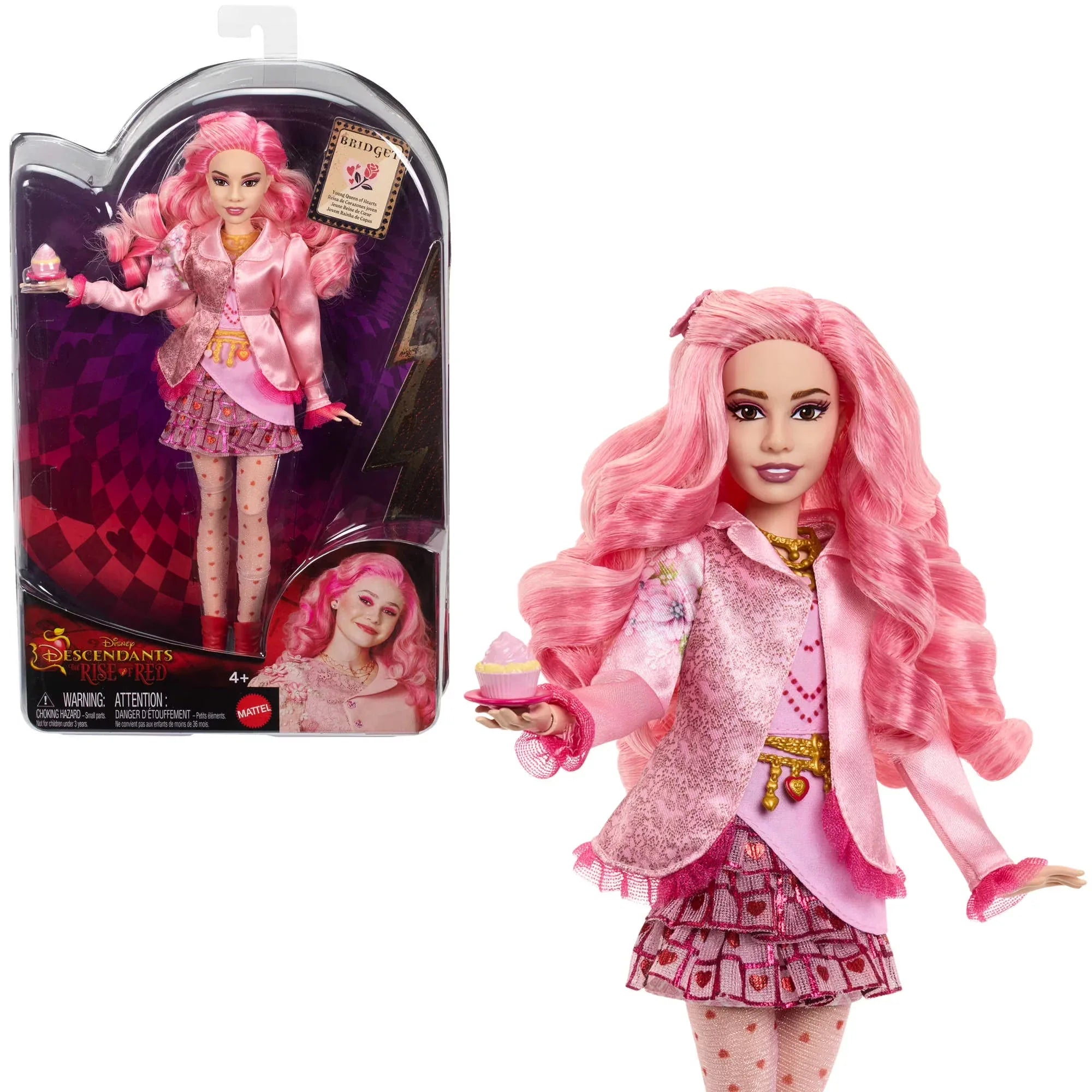 Wholesale Price with free shipping across the USA for Disney Descendants: The Rise of Red Fashion Doll & Accessory - Bridget, Young Queen of Hearts - Manji Distributors