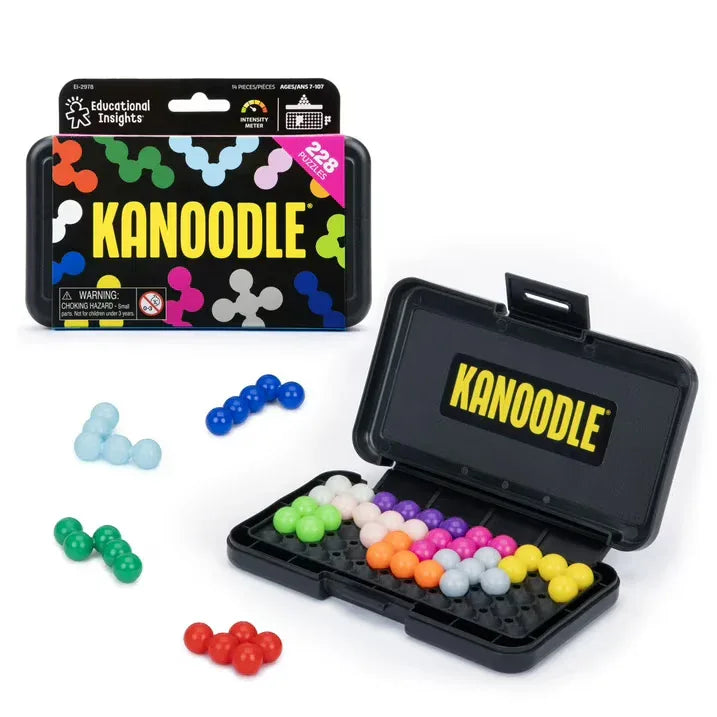 Wholesale Price with free shipping across the USA for Educational Insights Kanoodle 3D Brain Teaser Puzzle Game, Set of 12, 227 Challenges, Ages 7+ - Manji Distributors