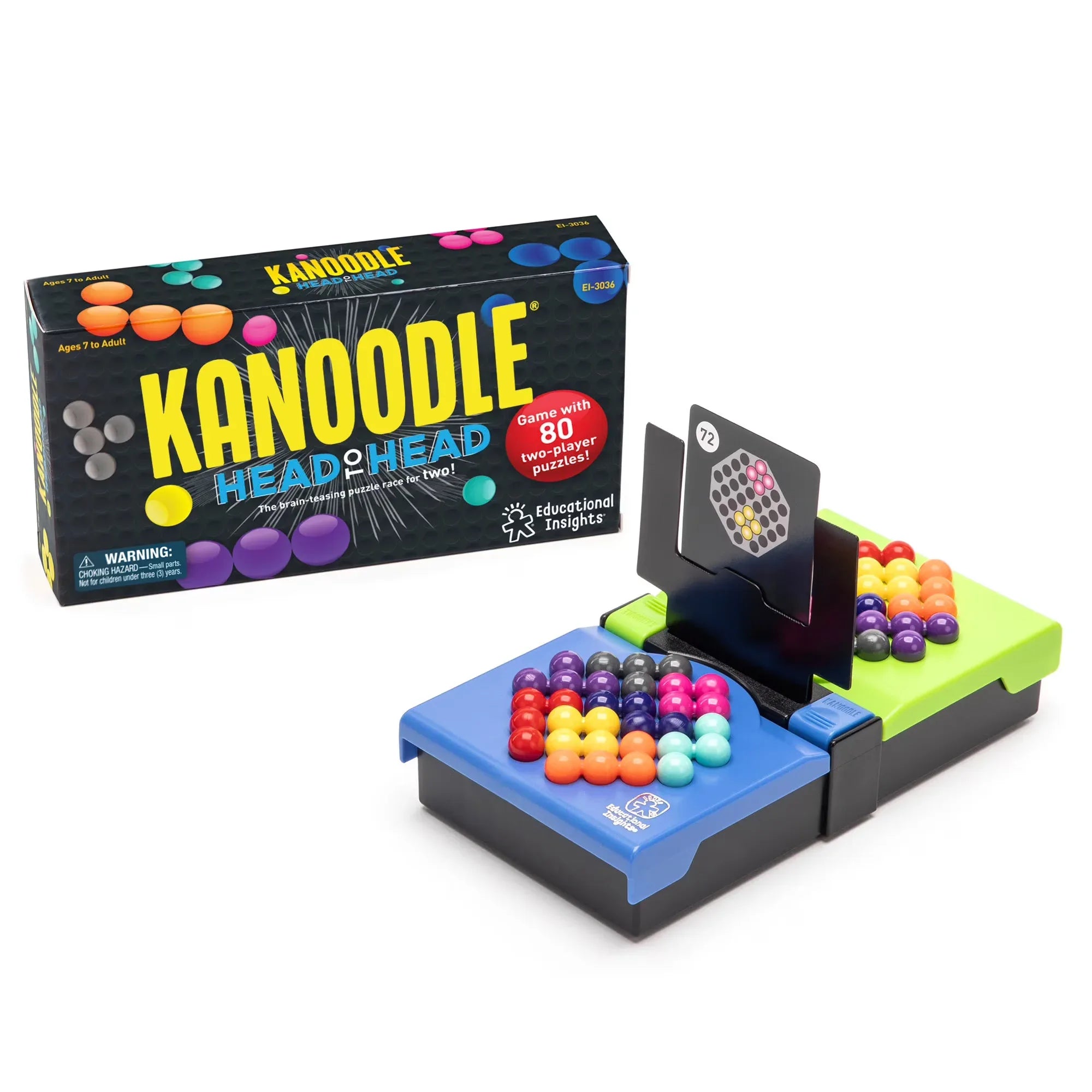 Wholesale Price with free shipping across the USA for Educational Insights Kanoodle Head-to-Head, Brain Teaser Puzzle Game, 2 Players Ages 7+ - Manji Distributors