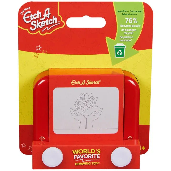 Wholesale Price with free shipping across the USA for Etch A Sketch Pocket, Sustainable Version - Manji Distributors