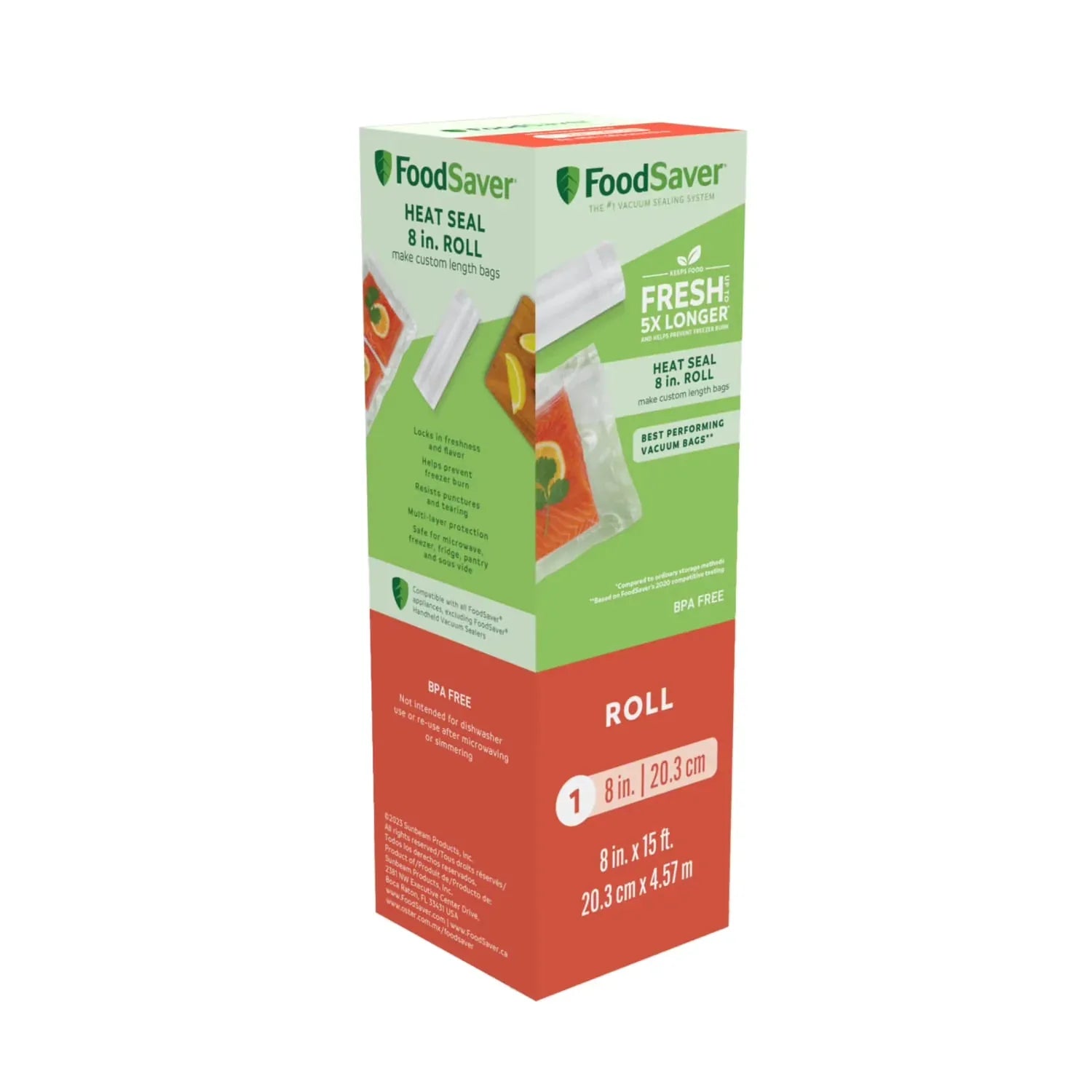 Wholesale Price with free shipping across the USA for FoodSaver Heat Seal 8 in. Vacuum Seal Roll, 8