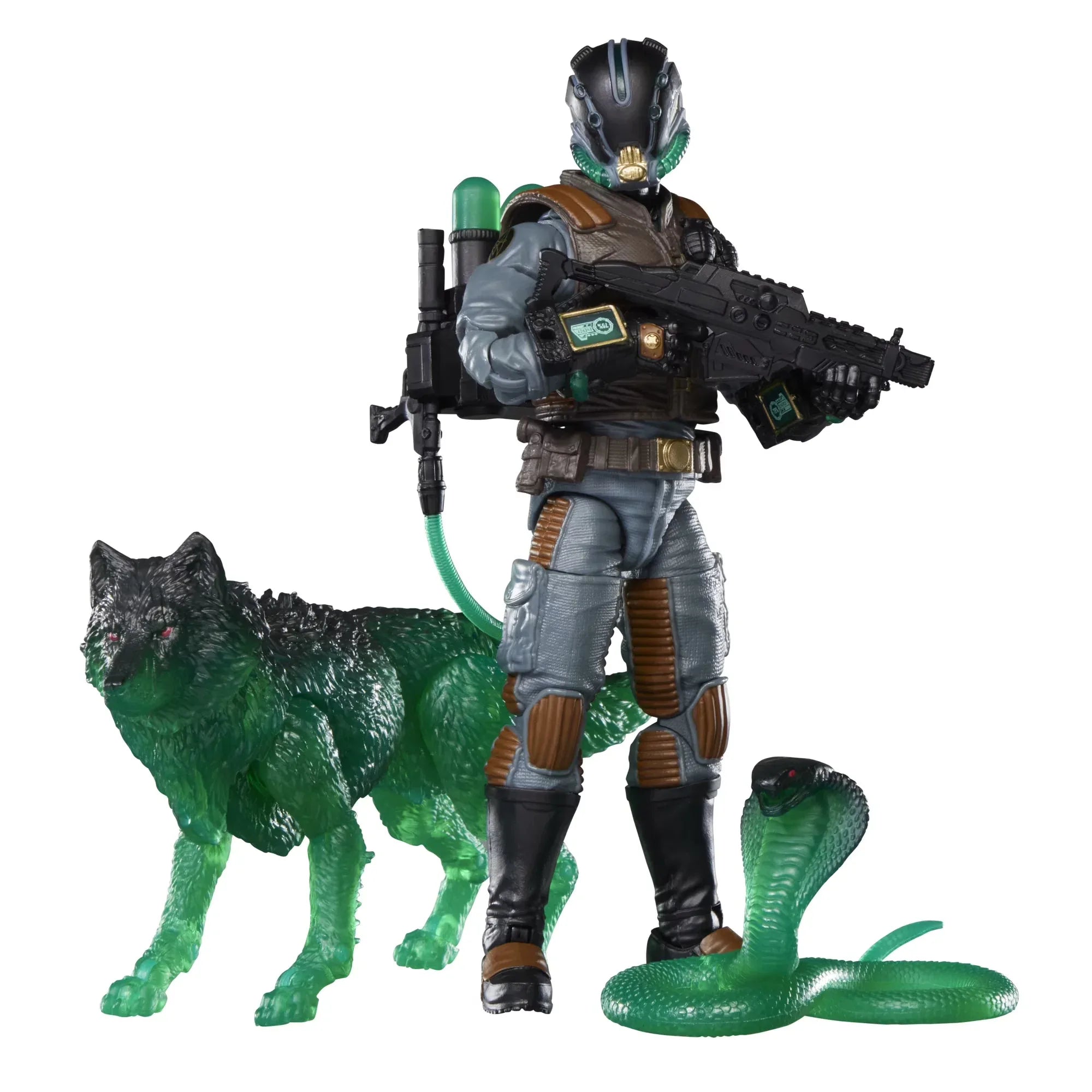 Wholesale Price with free shipping across the USA for G.I. Joe Classified Series 170, Ghost Viper & D.I.R.E. (Dread-Inducing Responsive Energy) Beasts, 6” Action Figure and Pet - Manji Distributors