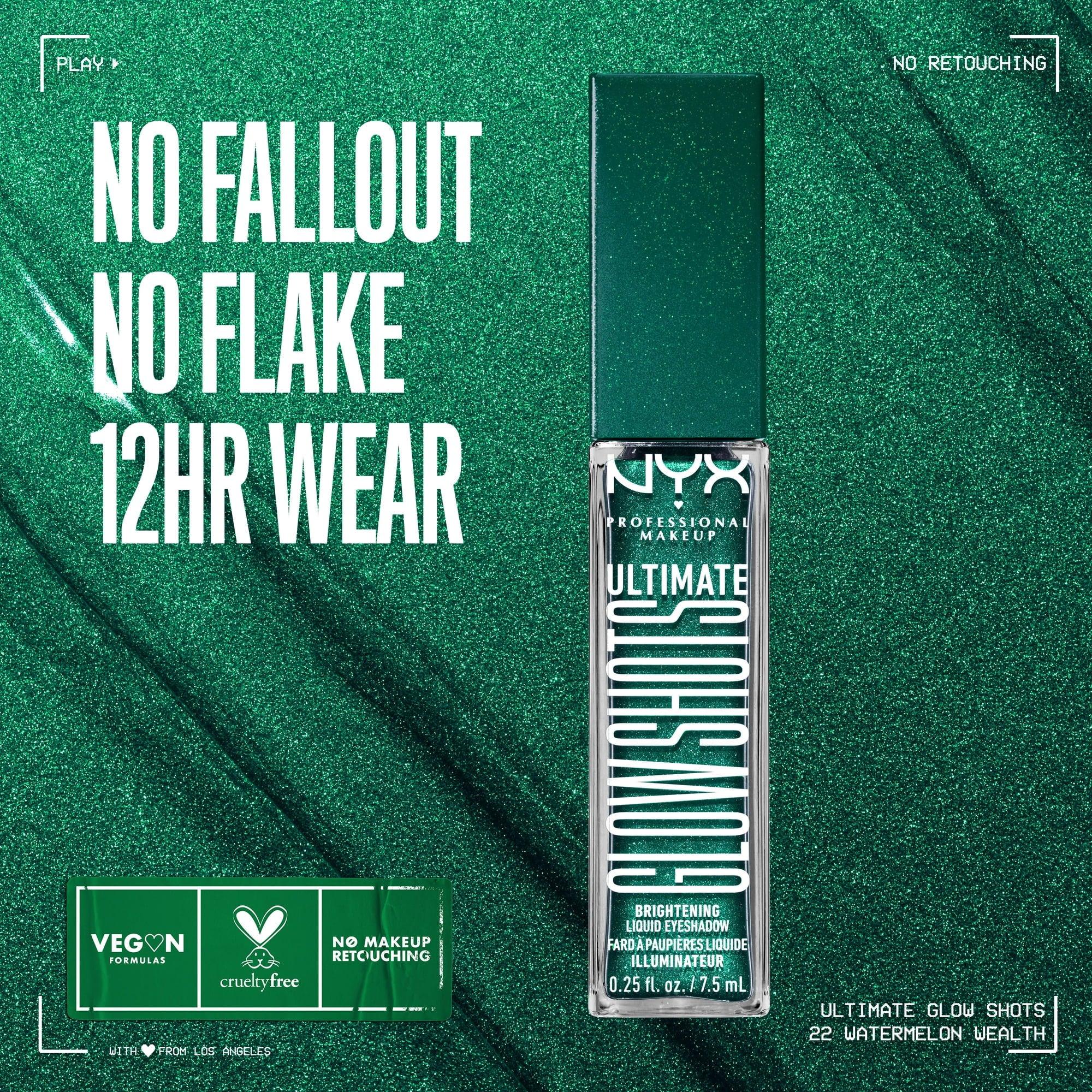 Wholesale Price with free shipping across the USA for NYX Professional Makeup Ultimate Glow Shots Shimmer Liquid Eyeshadow, Watermelon Wealth - Manji Distributors