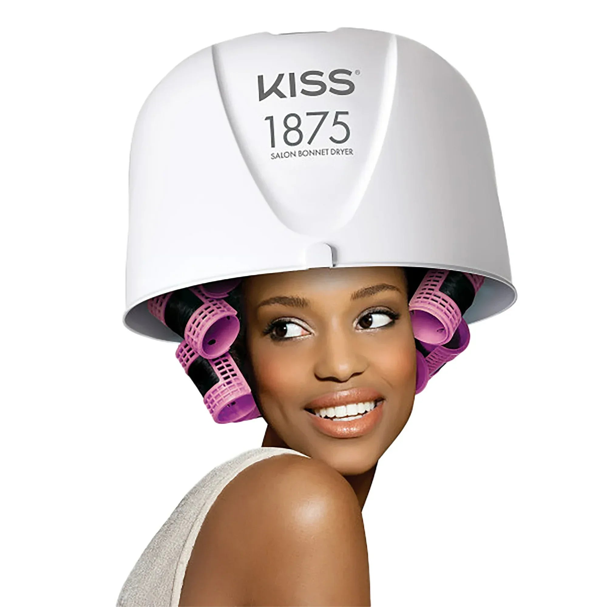 Wholesale Price with free shipping across the USA for KISS 1875W Salon Bonnet Portable Hair Dryer with Adjustable Height & 4 Heat Settings - Manji Distributors