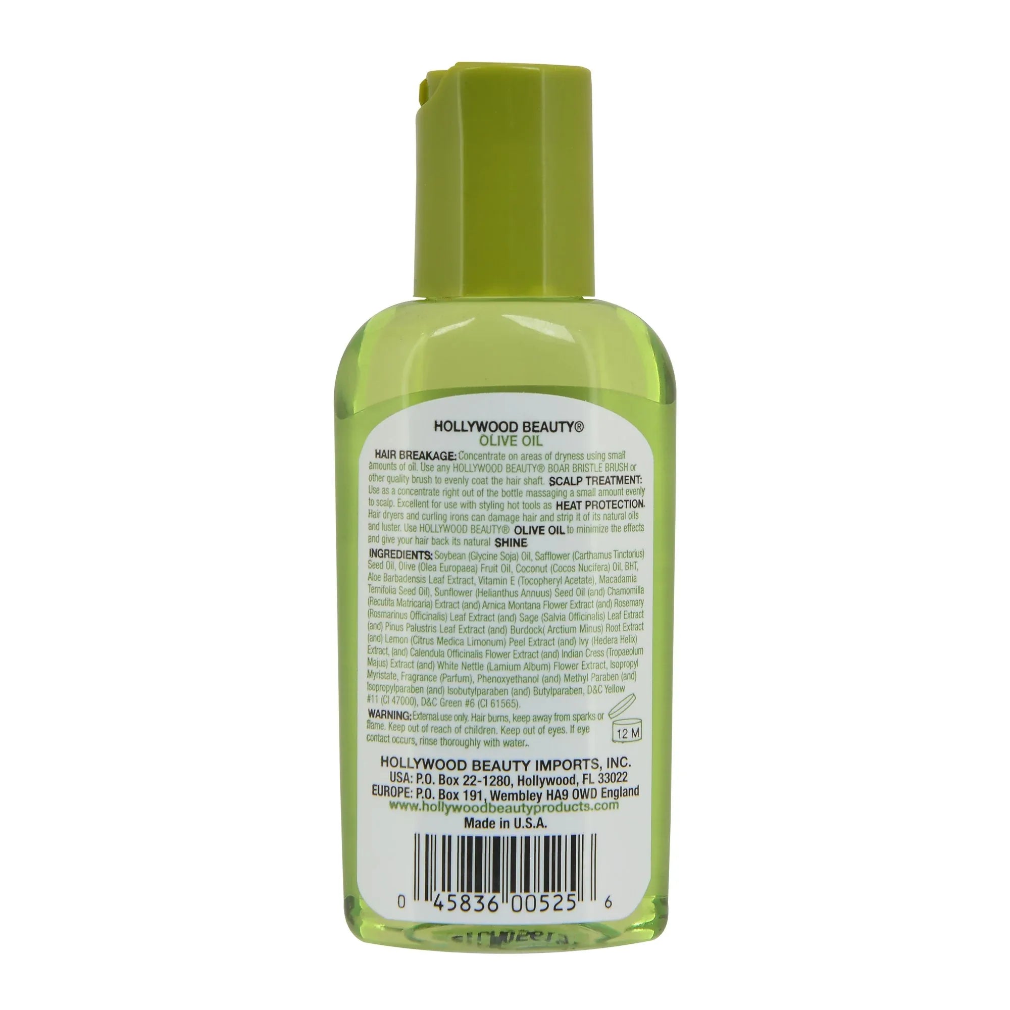 Wholesale Price with free shipping across the USA for (3 pack) Hollywood Beauty Olive Oil for Hair, Scalp, and Skin, 2 fl oz , All Hair Type - Manji Distributors