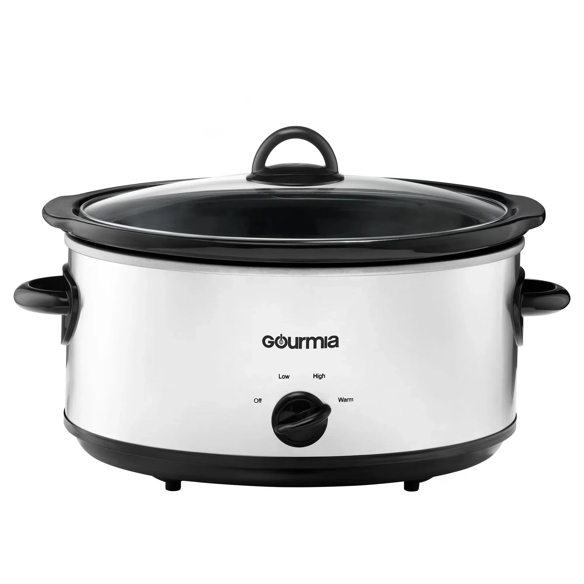 Wholesale Price with free shipping across the USA for Gourmia 6 Qt Manual Slow Cooker with 3 Heat Settings, White - Manji Distributors
