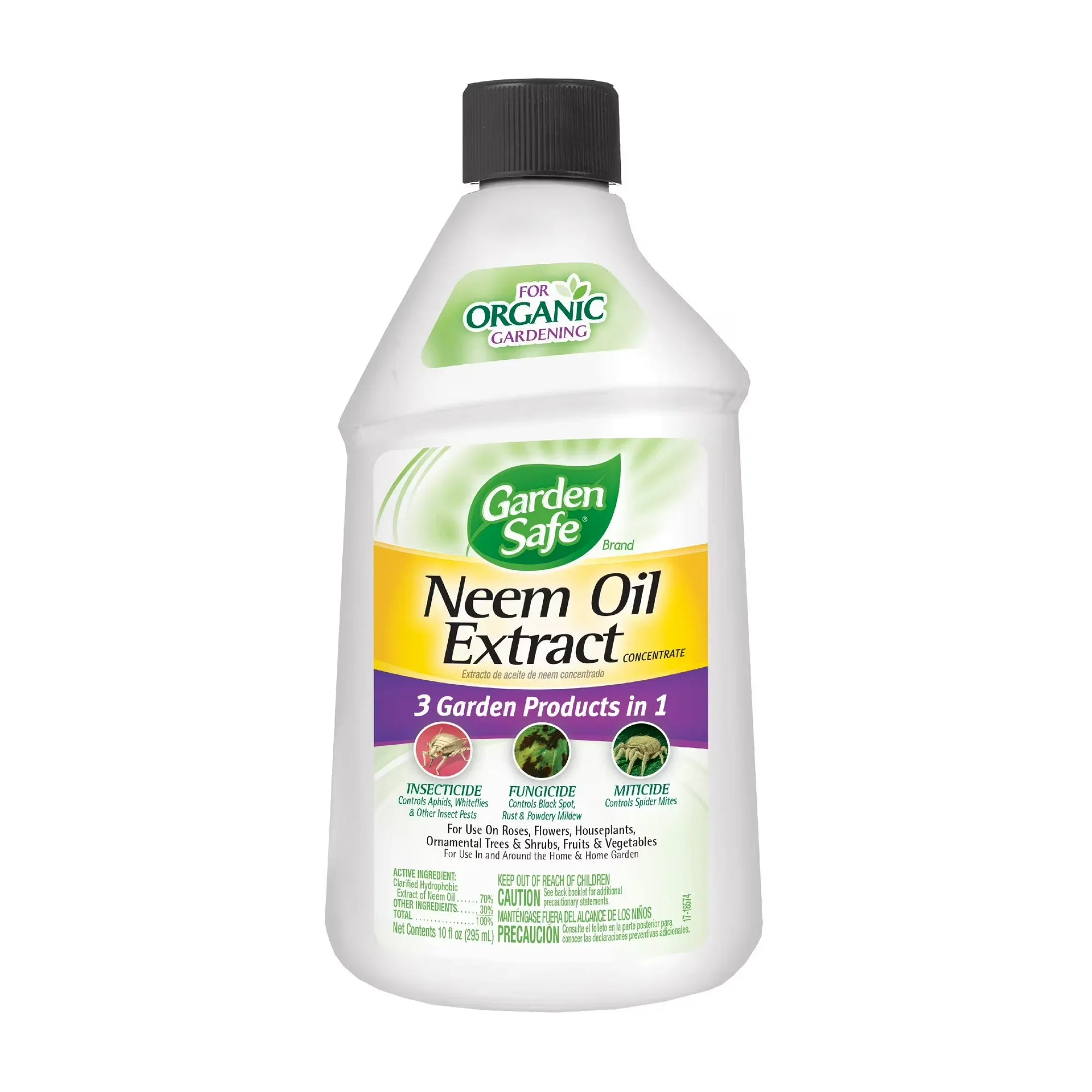 Wholesale Price with free shipping across the USA for Garden Safe Neem Oil Extract Concentrate for Organic Gardening, 10 Fluid Ounces - Manji Distributors