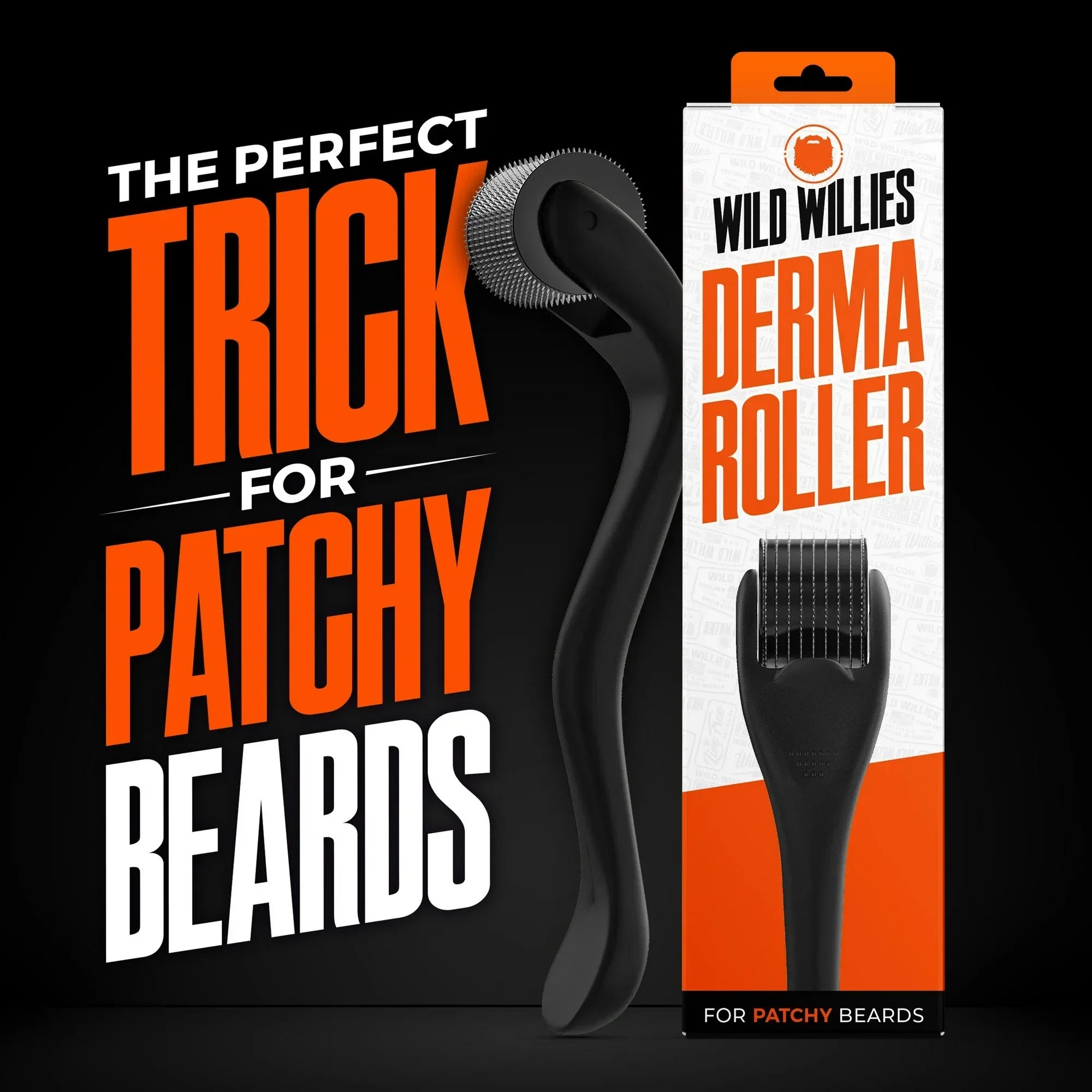 Wholesale Price with free shipping across the USA for Wild Willies Derma Roller for Patchy Beards, 1 Count - Manji Distributors