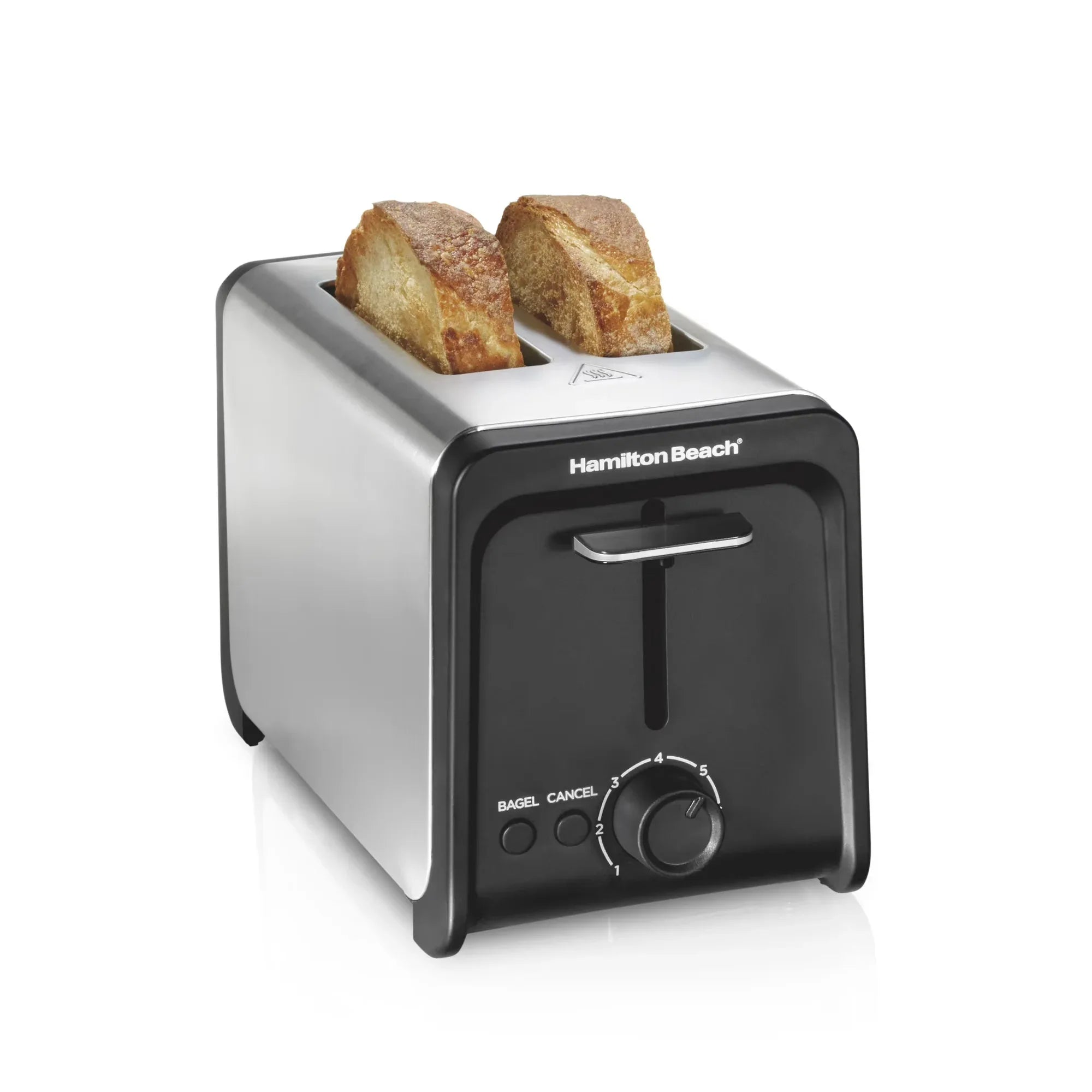 Wholesale Price with free shipping across the USA for Hamilton Beach 2 Slice Toaster with Wide Slots, Bagel Function, Toast Boost, Stainless, New, 22997F - Manji Distributors