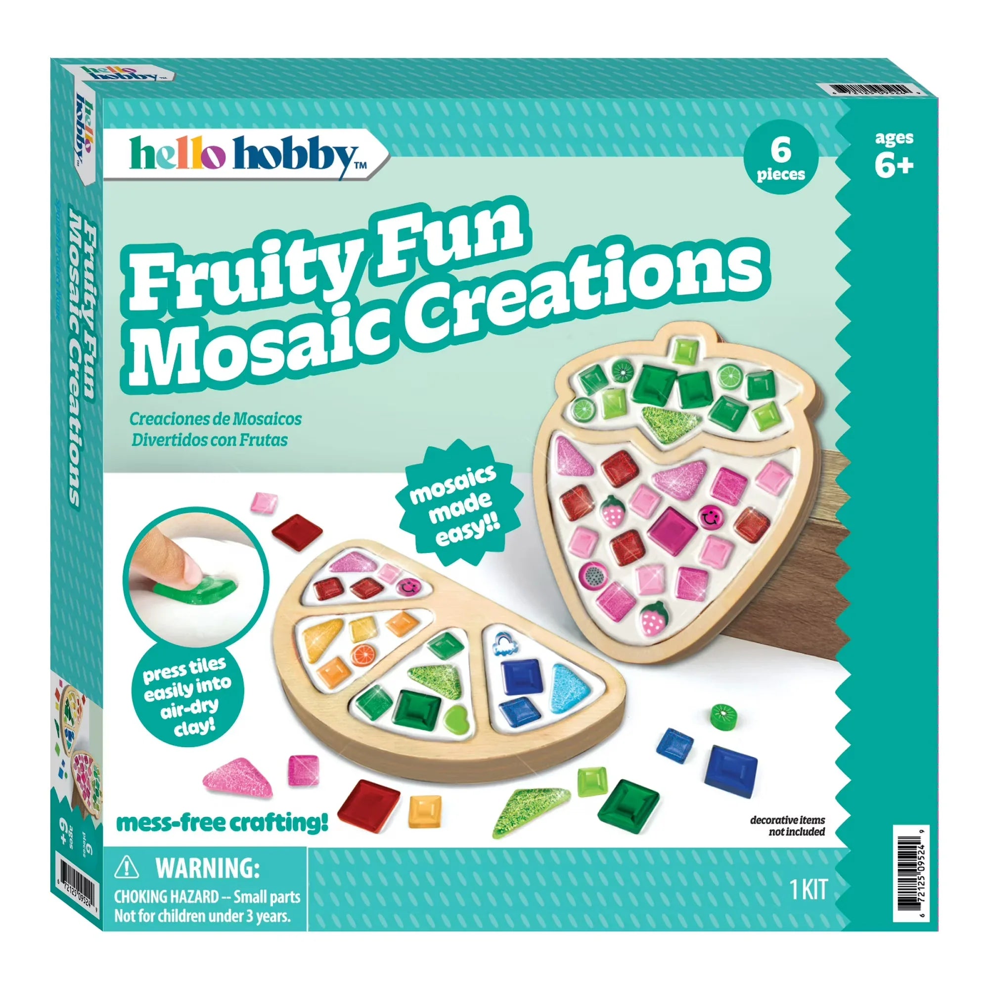 Wholesale Price with free shipping across the USA for Hello Hobby DIY Mosaic Kit for Kids - Manji Distributors