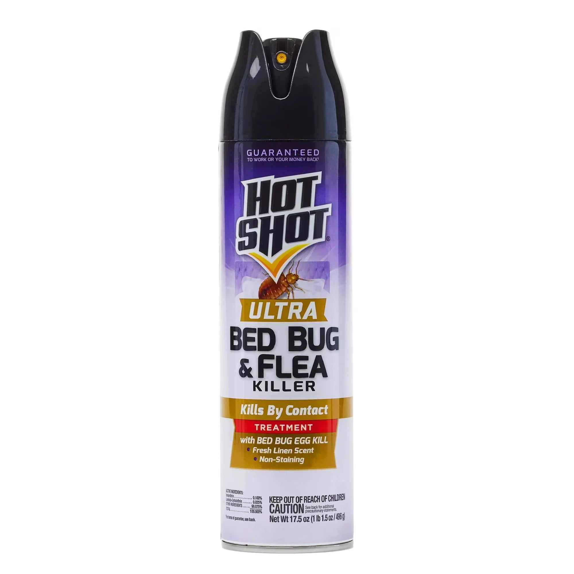 Wholesale Price with free shipping across the USA for Hot Shot Ultra Bed Bug & Flea Killer Aerosol Formula, 17.5 Ounces - Manji Distributors