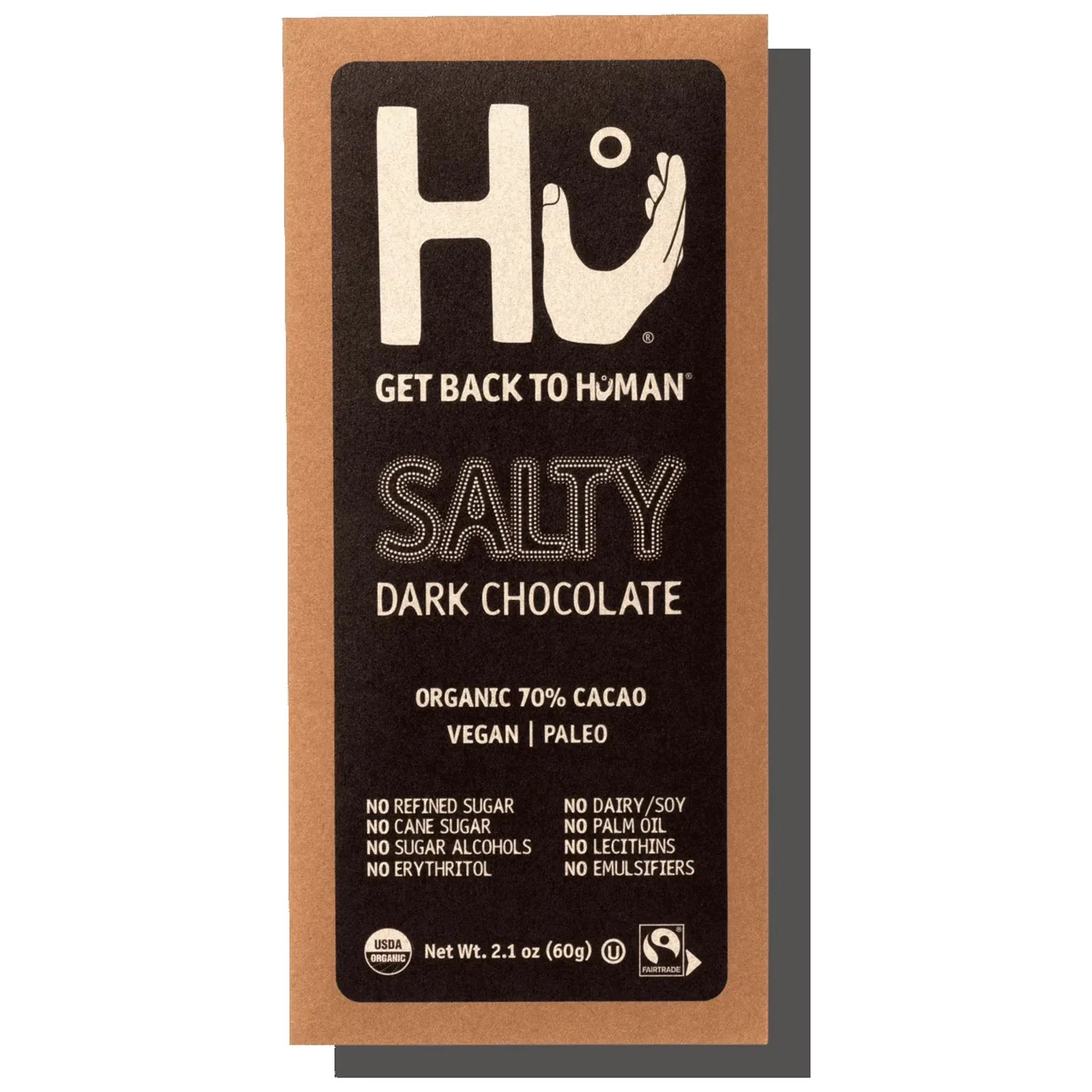 Wholesale Price with free shipping across the USA for Hu Salty Chocolate Bar, 2.1 Oz - Manji Distributors