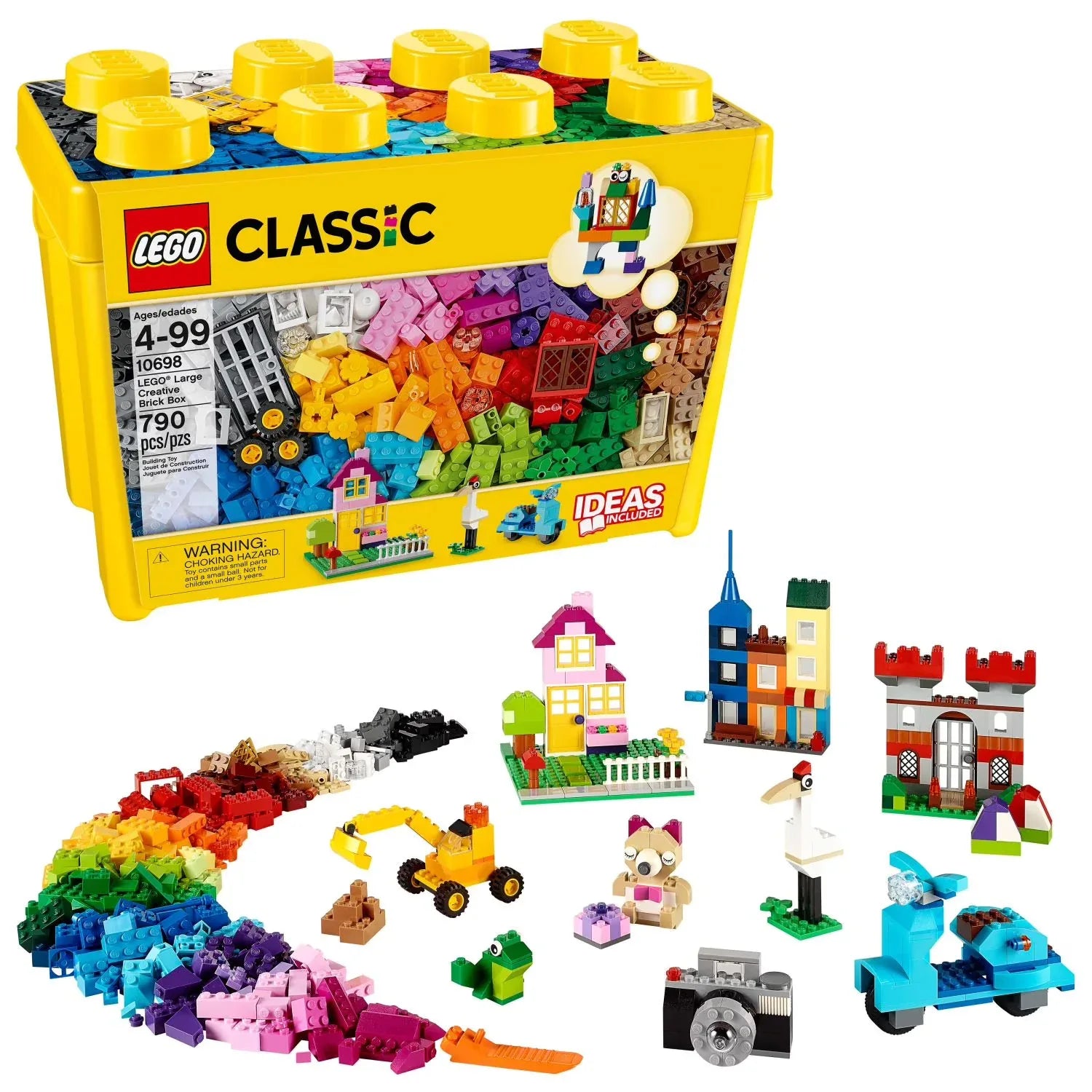 Wholesale Price with free shipping across the USA for LEGO Classic Large Creative Brick Box 10698 Play and Be Inspired by LEGO Masters, Toy Storage Solution for Home or Classrooms, Interactive Building Toy for Kids, Boys, and Girls - Manji Distributors