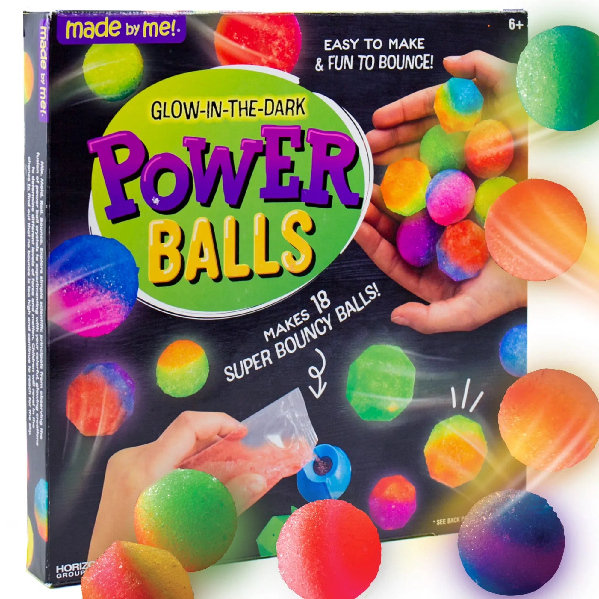 Wholesale Price with free shipping across the USA for Made By Me Glow-in-the-Dark Power Balls Craft Kit, Child, Ages 6+ - Manji Distributors