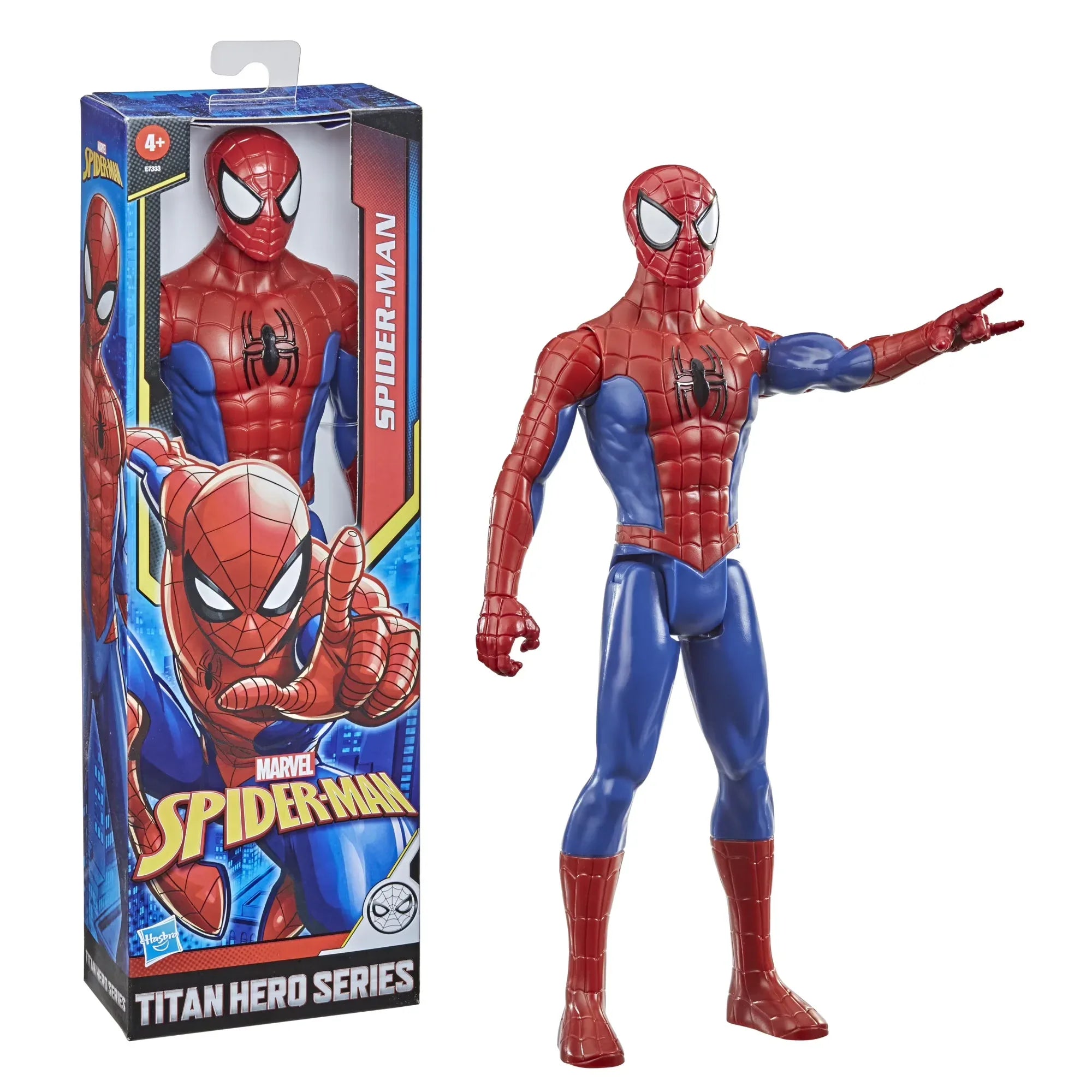 Wholesale Price with free shipping across the USA for Marvel Spider-Man Titan Hero Series Spider-Man 12-Inch-Scale Super Hero Figure - Manji Distributors