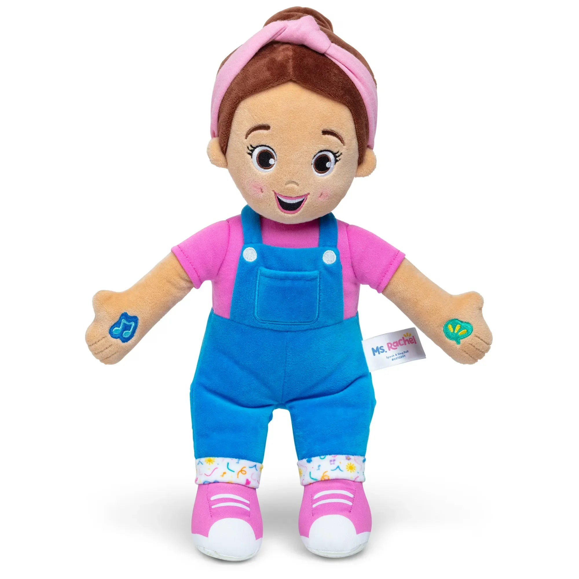 Wholesale Price with free shipping across the USA for Ms. Rachel Official Speak & Sing 16-Inch Plush Doll for Ages 6 Months to 3+ Years - Manji Distributors