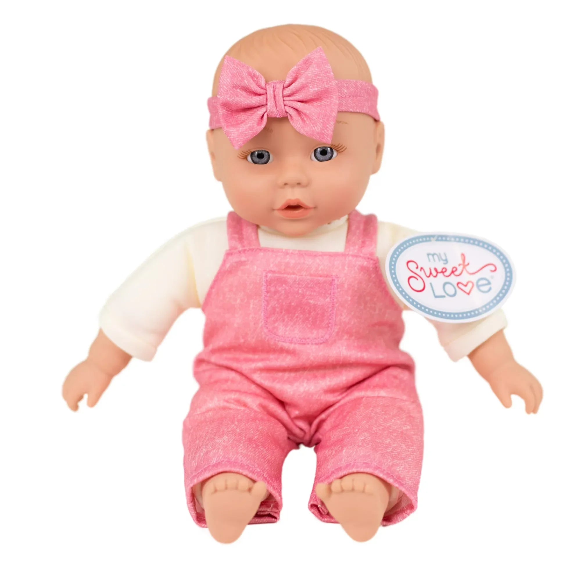 Wholesale Price with free shipping across the USA for My Sweet Love 12-inch Soft Baby Doll, Rose Pink Outfit - Manji Distributors