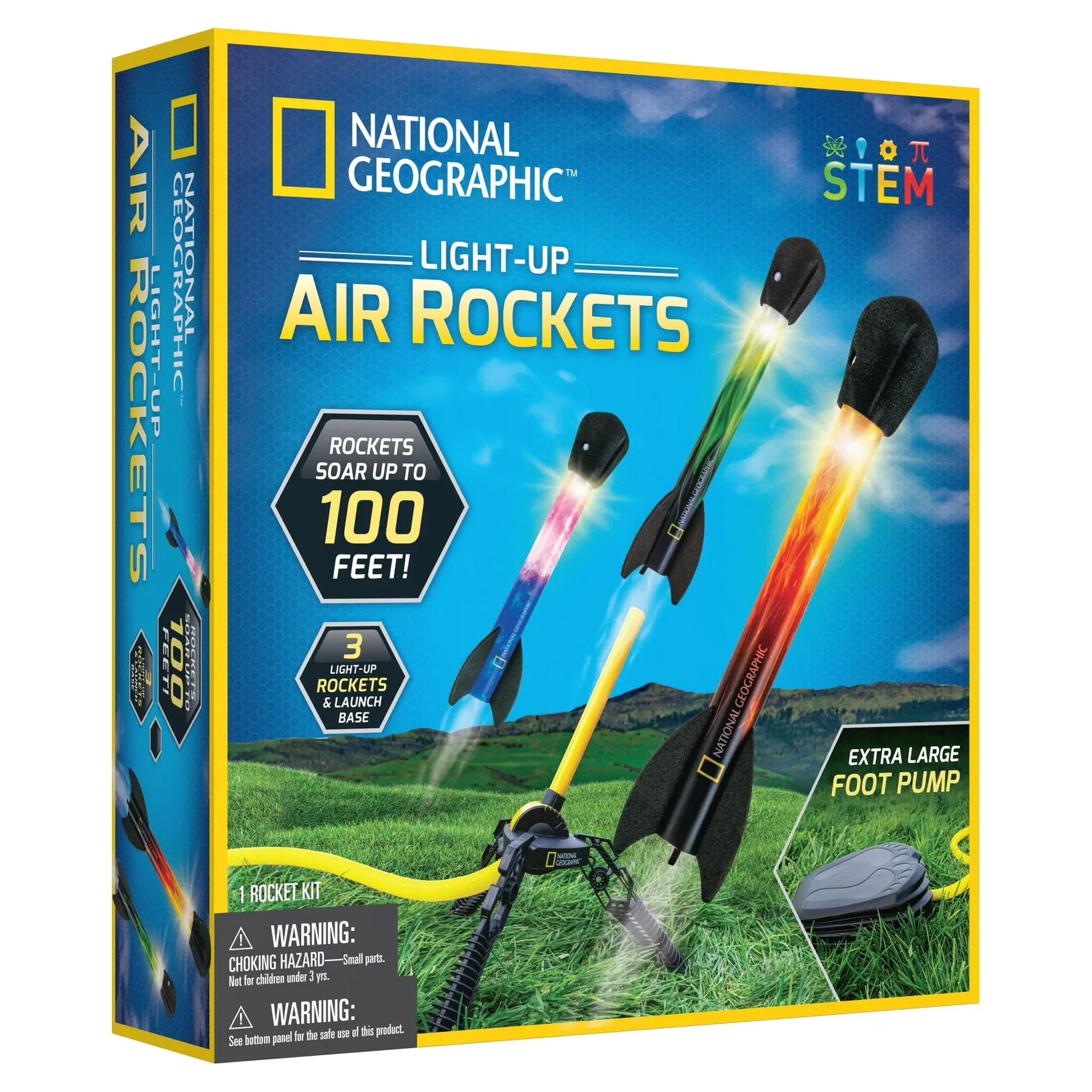 Wholesale Price with free shipping across the USA for National Geographic Light Up Air Rockets Set for Kids 8 Years and up - Manji Distributors