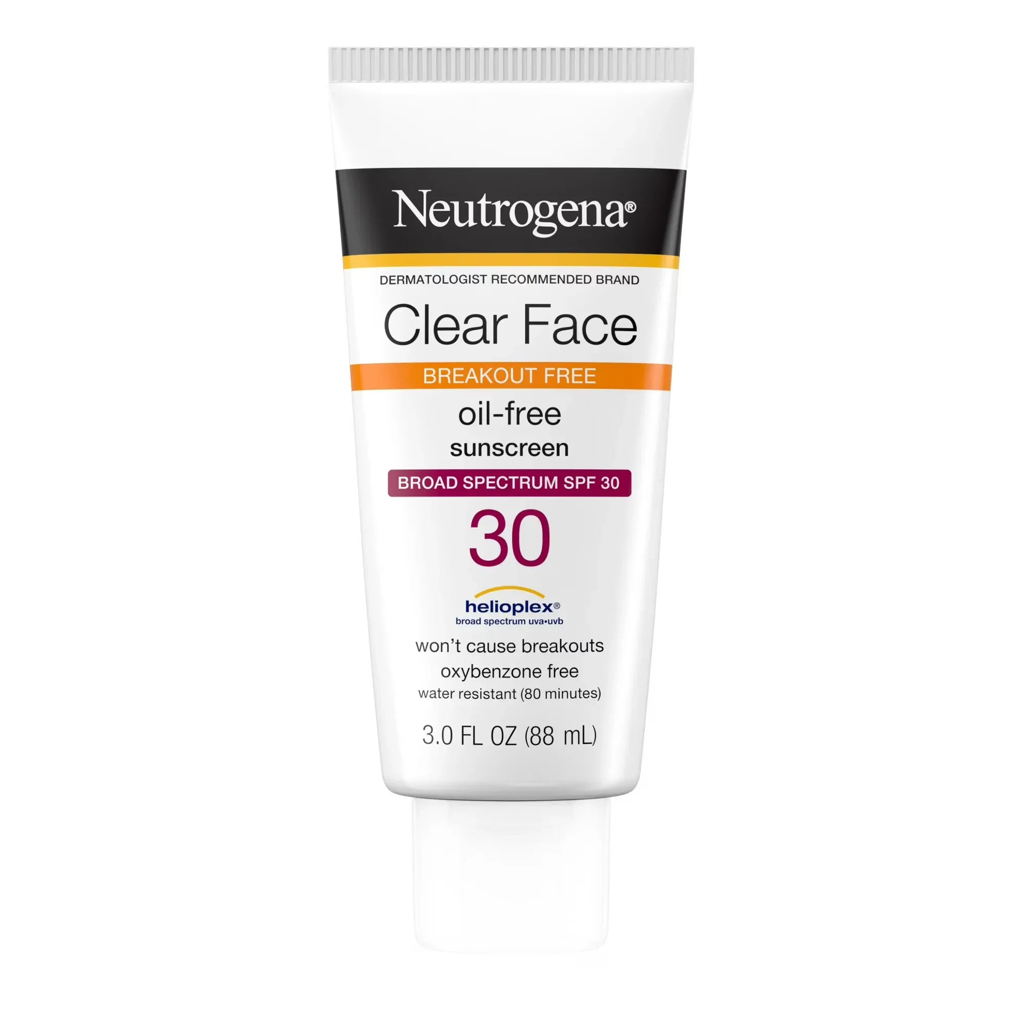 Wholesale Price with free shipping across the USA for Neutrogena SPF 30 Clear Face Sunscreen for Oily Skin, 3 fl. oz - Manji Distributors