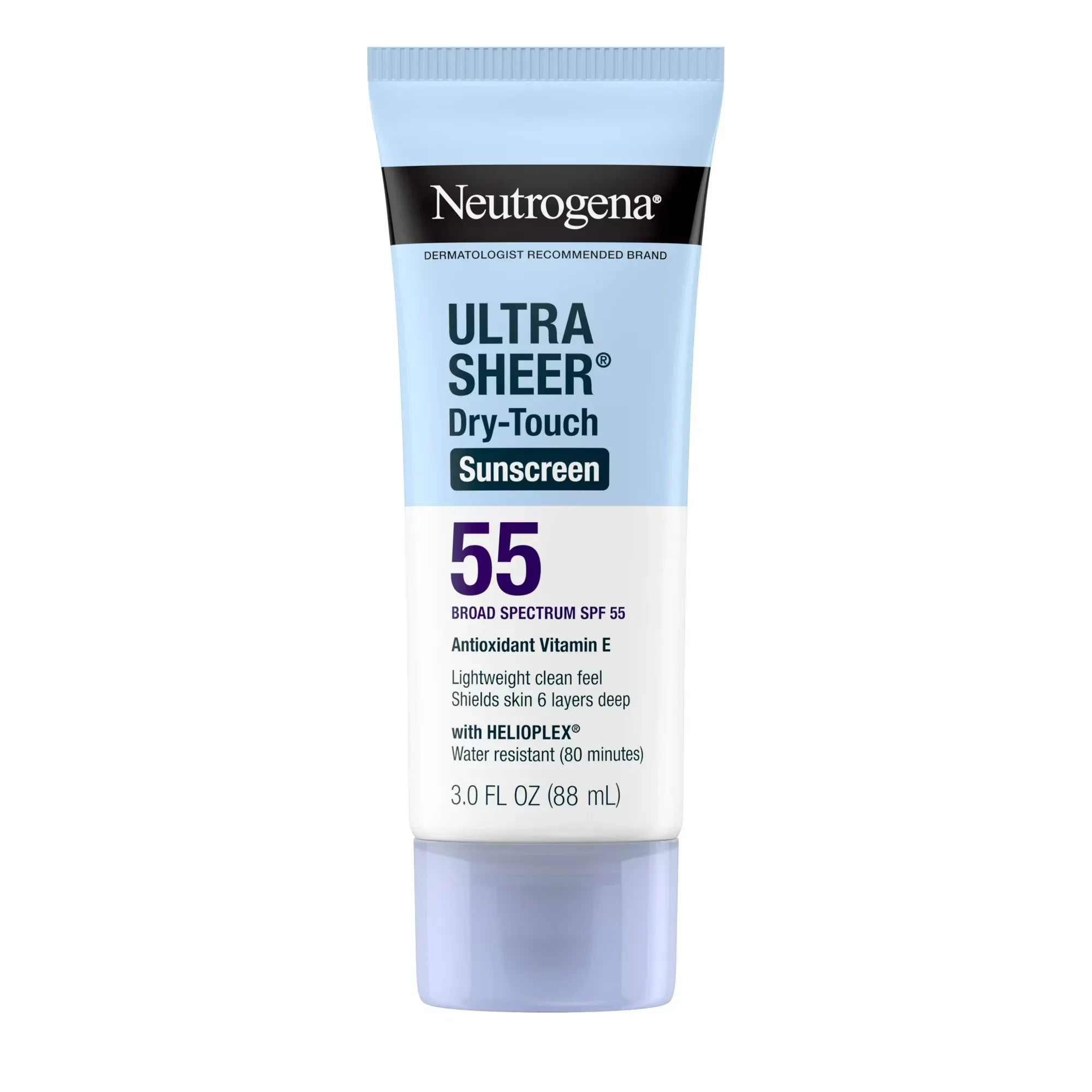Wholesale Price with free shipping across the USA for Neutrogena Ultra Sheer Dry-Touch SPF 55 Sunscreen Lotion, 3 fl. oz - Manji Distributors