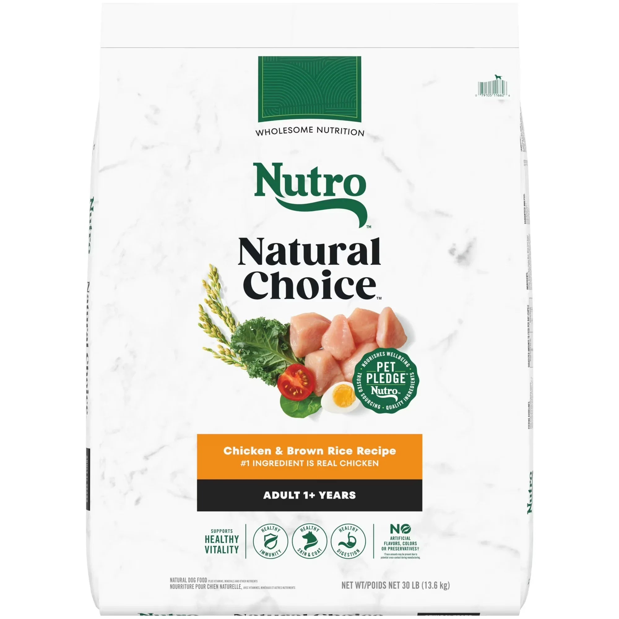 Wholesale Price with free shipping across the USA for Nutro Natural Choice Adult Dry Dog Food, Chicken And Brown Rice Recipe 30 Lbs. - Manji Distributors