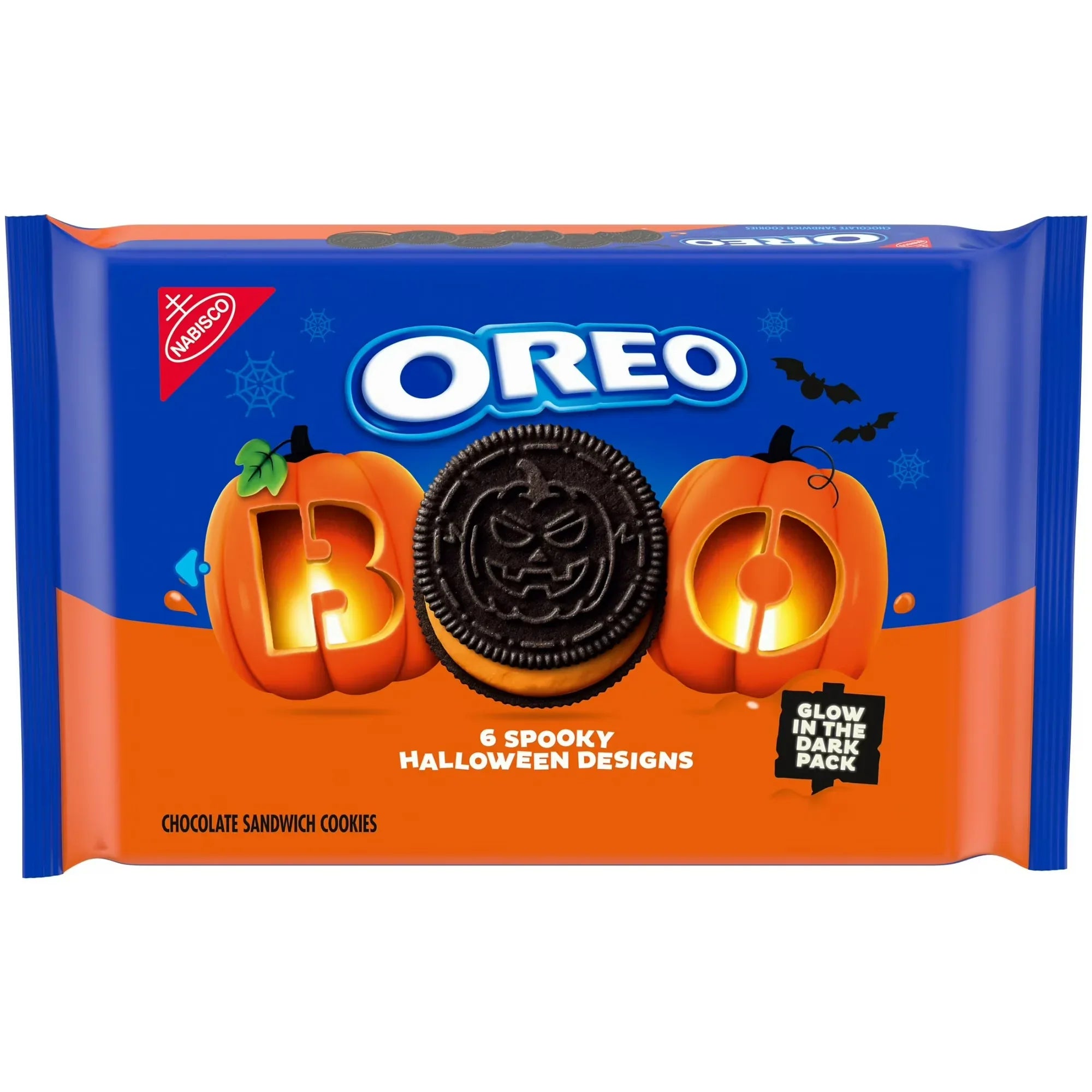 Wholesale Price with free shipping across the USA for OREO Orange Creme Chocolate Sandwich Cookies, Limited Edition, Halloween Cookies, 18.71 oz - Manji Distributors