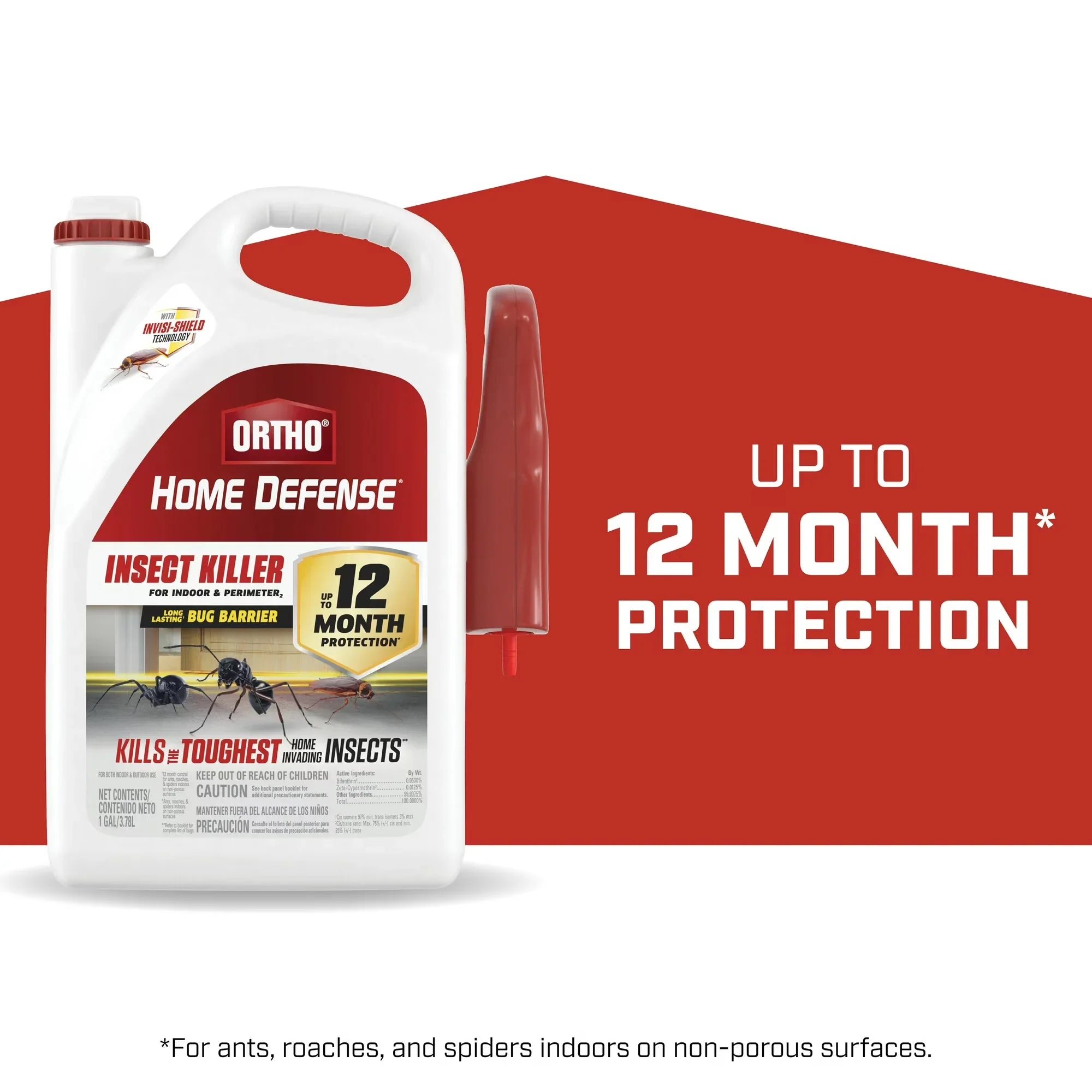 Wholesale Price with free shipping across the USA for Ortho Home Defense Insect Killer for Indoor and Perimeter2, Kills Ants and Roaches, 1 gal. - Manji Distributors