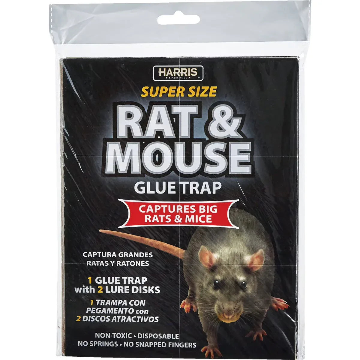 Wholesale Price with free shipping across the USA for Harris Super-Sized Rat and Mouse Glue Trap with Lure, 1 Trap - Manji Distributors