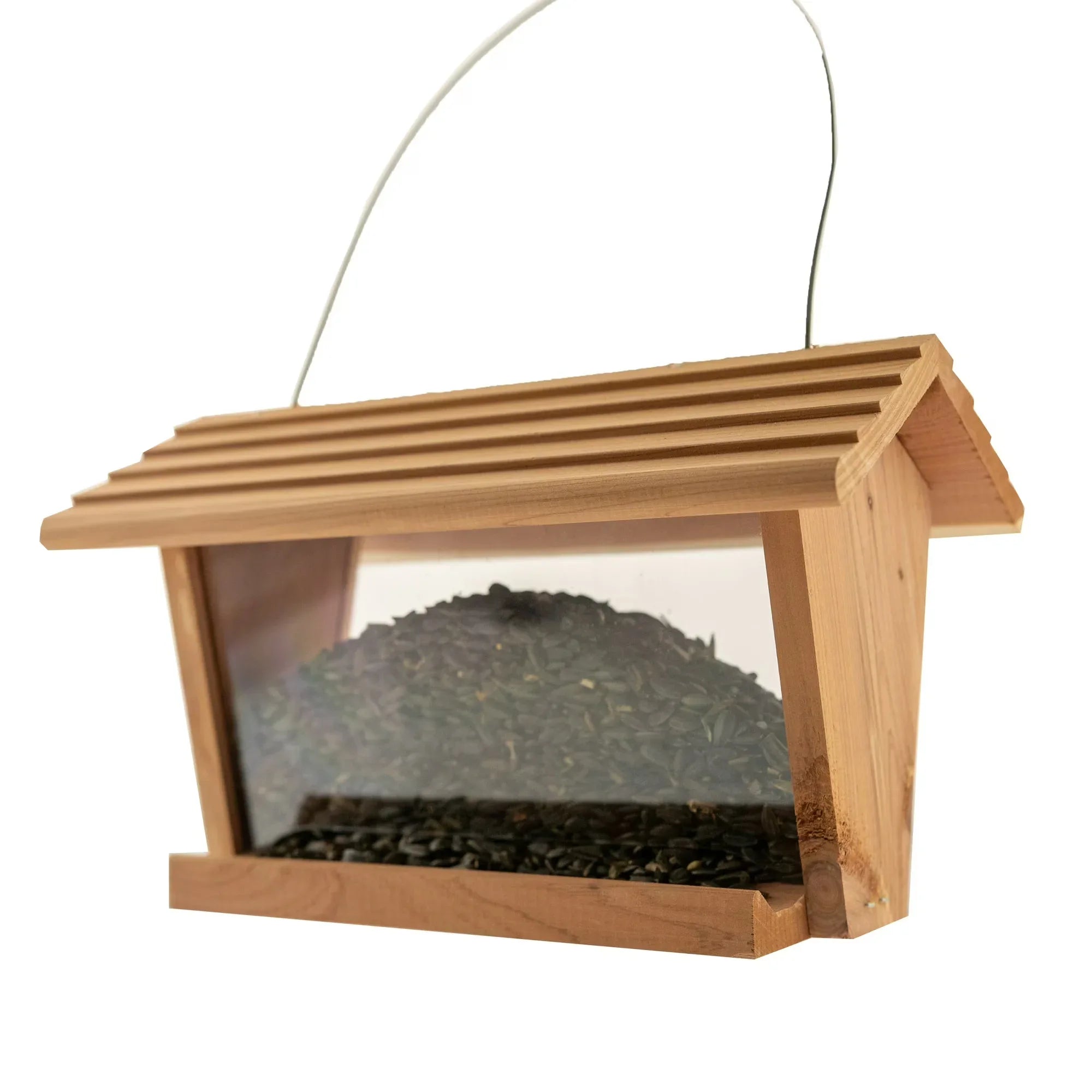 Wholesale Price with free shipping across the USA for Pennington Red Cedar Natures Friend Hopper Bird Feeder, 3 lb Capacity - Manji Distributors