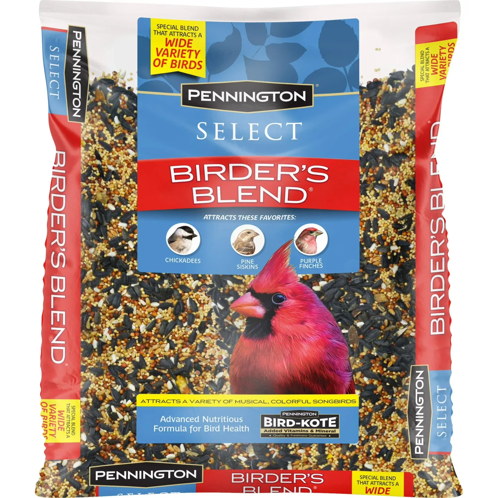 Wholesale Price with free shipping across the USA for Pennington Select Birder's Blend, Wild Bird Seed and Feed, 14 lb. Bag, 1 Pack, Dry - Manji Distributors