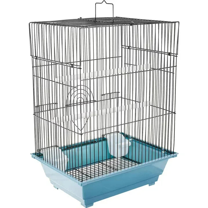 Wholesale Price with free shipping across the USA for Prevue Pet Products Small Slate Bird Cage with Removable Tray - Manji Distributors