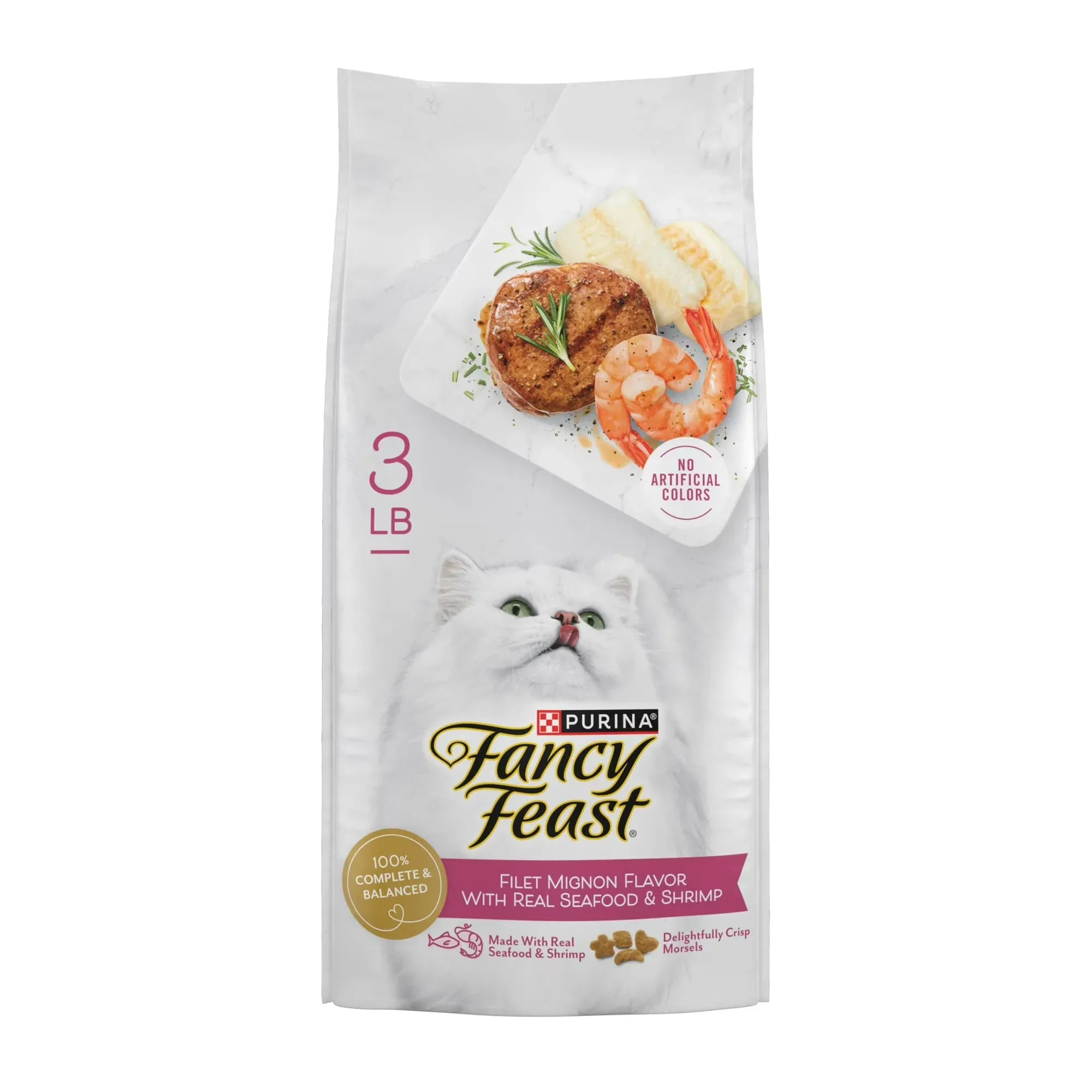 Wholesale Price with free shipping across the USA for Purina Fancy Feast Dry Cat Food Filet Mignon Flavor With Seafood and Shrimp - Manji Distributors